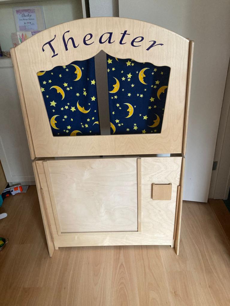 Leuk houten kinder theater van Dijk Toys, Ophalen, Gebruikt