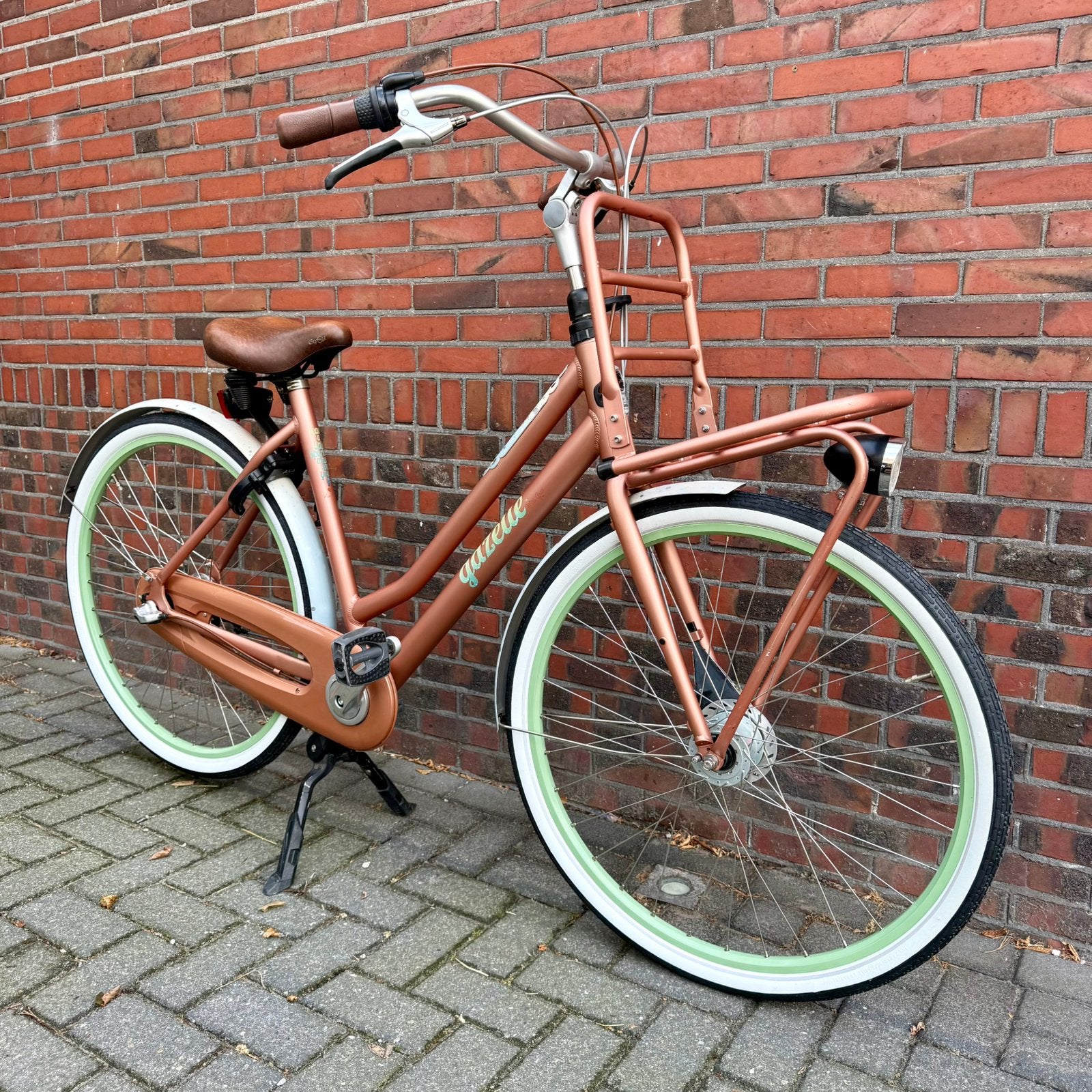 Gazelle Miss Grace | Nwe banden, Ophalen, 53 tot 56 cm, Zo goed als nieuw, Handrem