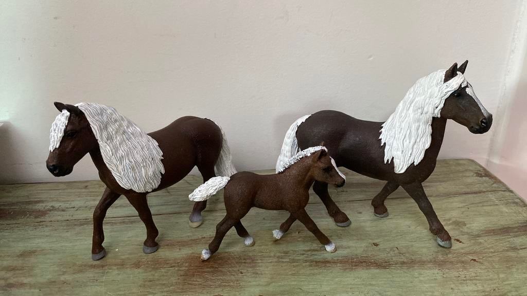 Schleich paarden familie speelgoed, Ophalen of Verzenden, Zo goed als nieuw, Paard, Beeldje of Figuurtje