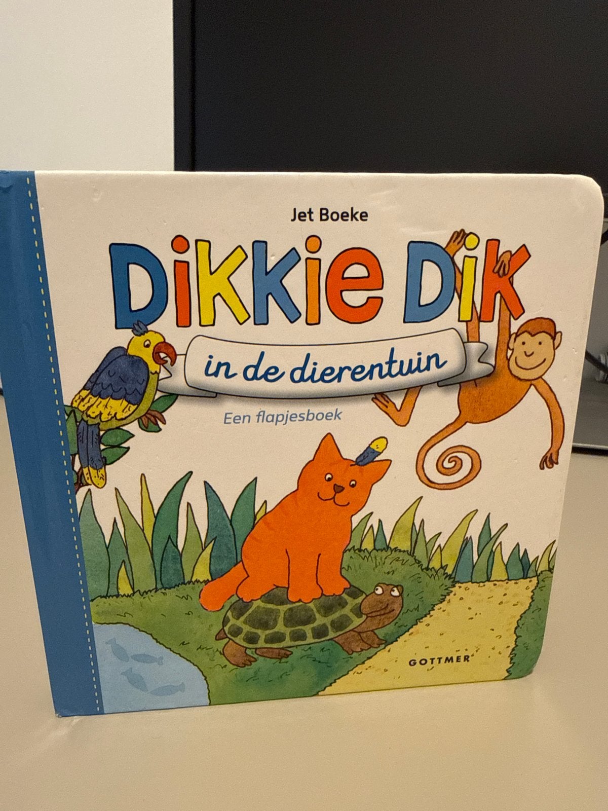 Dikkie Dik in de dierentuin - Een flapjesboek, Fictie algemeen, Jongen of Meisje, Ophalen of Verzenden, Zo goed als nieuw