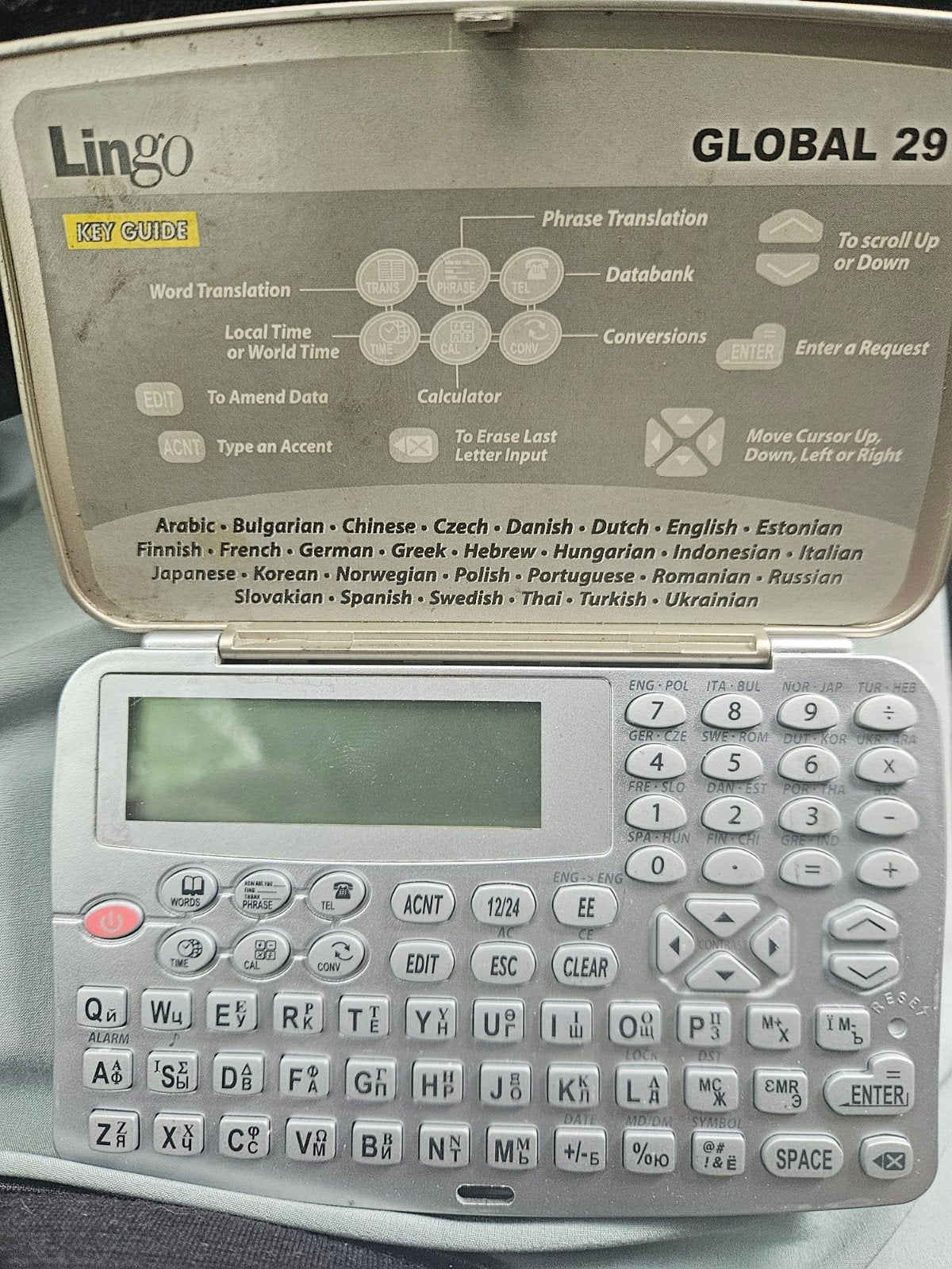 Lingo Global 29 Vertaler en Rekenmachine, Lingo Corp., Overige uitgevers, Ophalen of Verzenden, Zo goed als nieuw