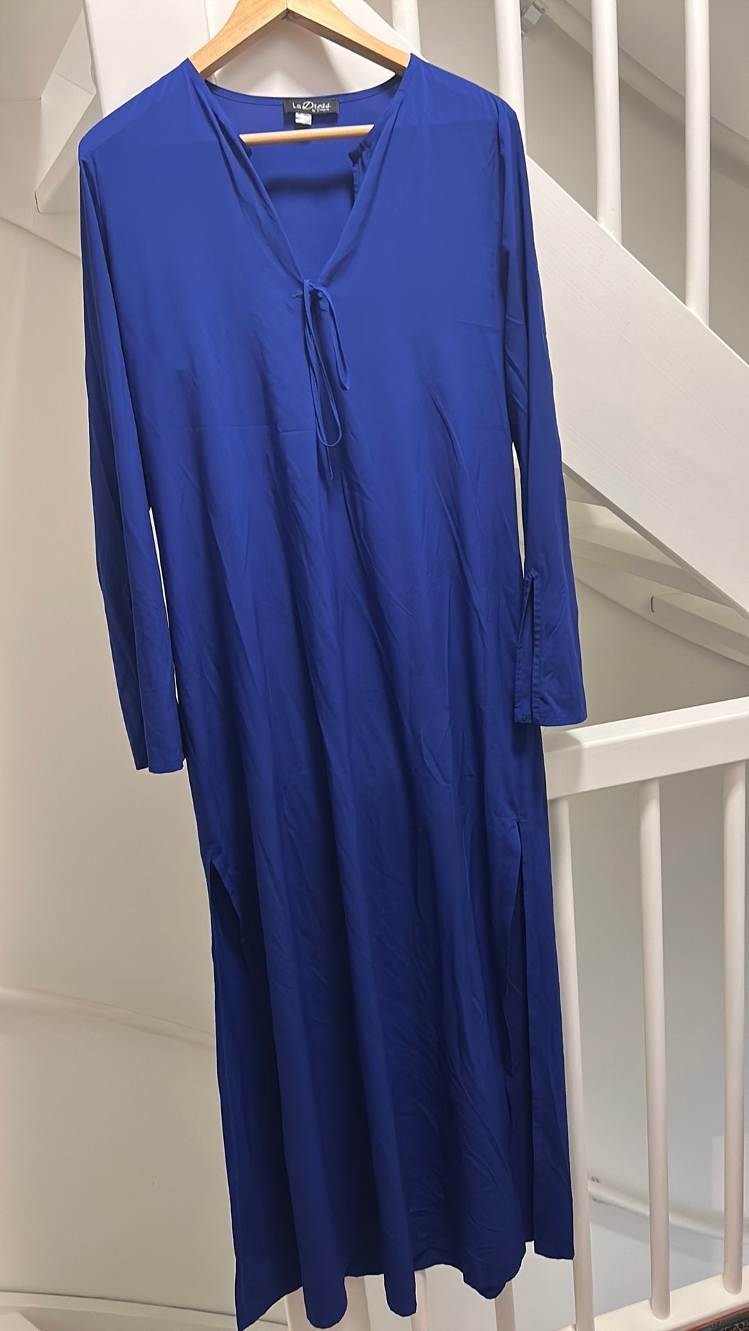 La dress jurkje .. maat large kobaltblauw, Kleding | Dames, Jurken, Blauw, Maat 42/44 (L), Ophalen of Verzenden, Zo goed als nieuw