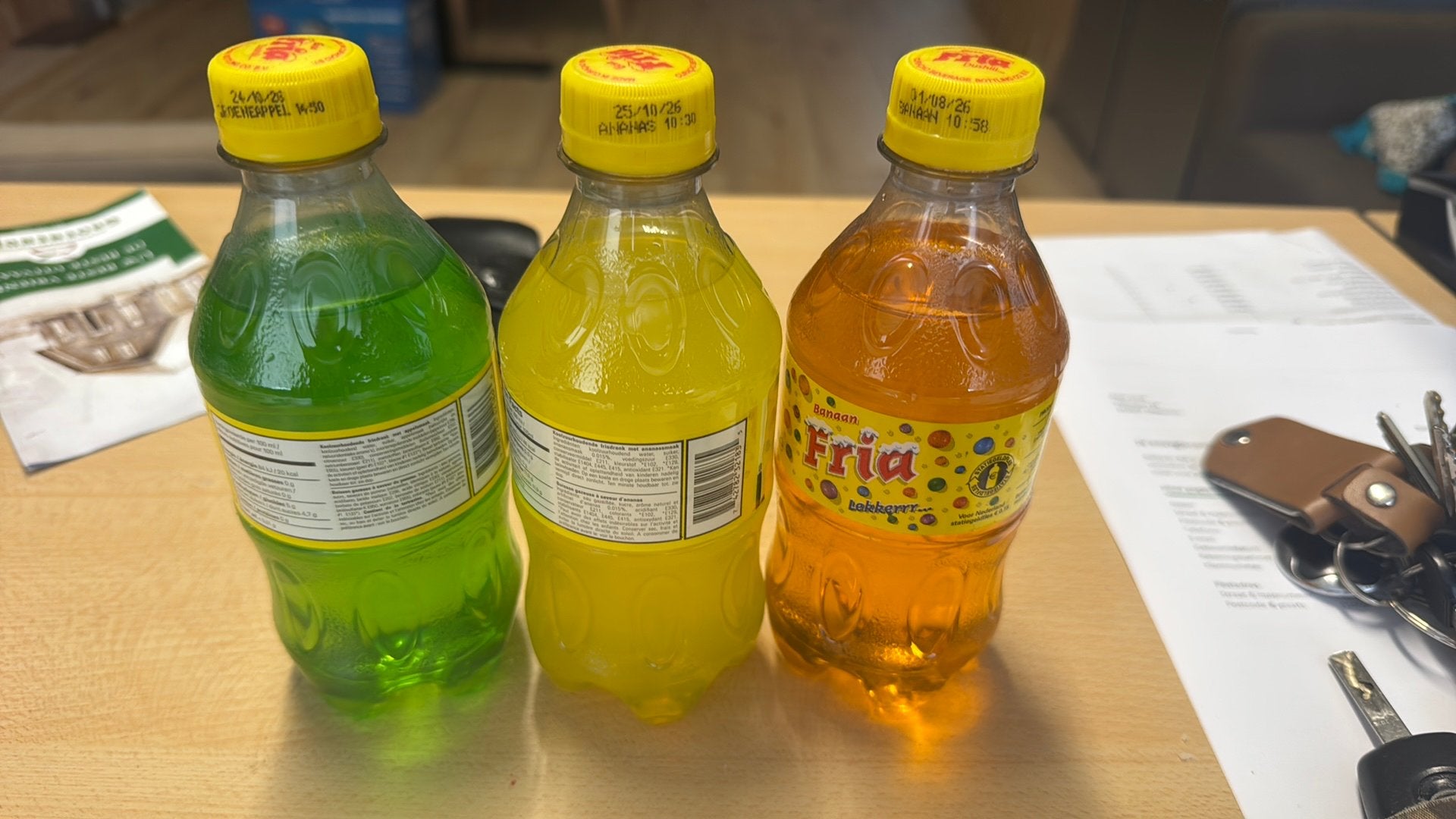Frisdrank exotisch, Diversen, Ophalen