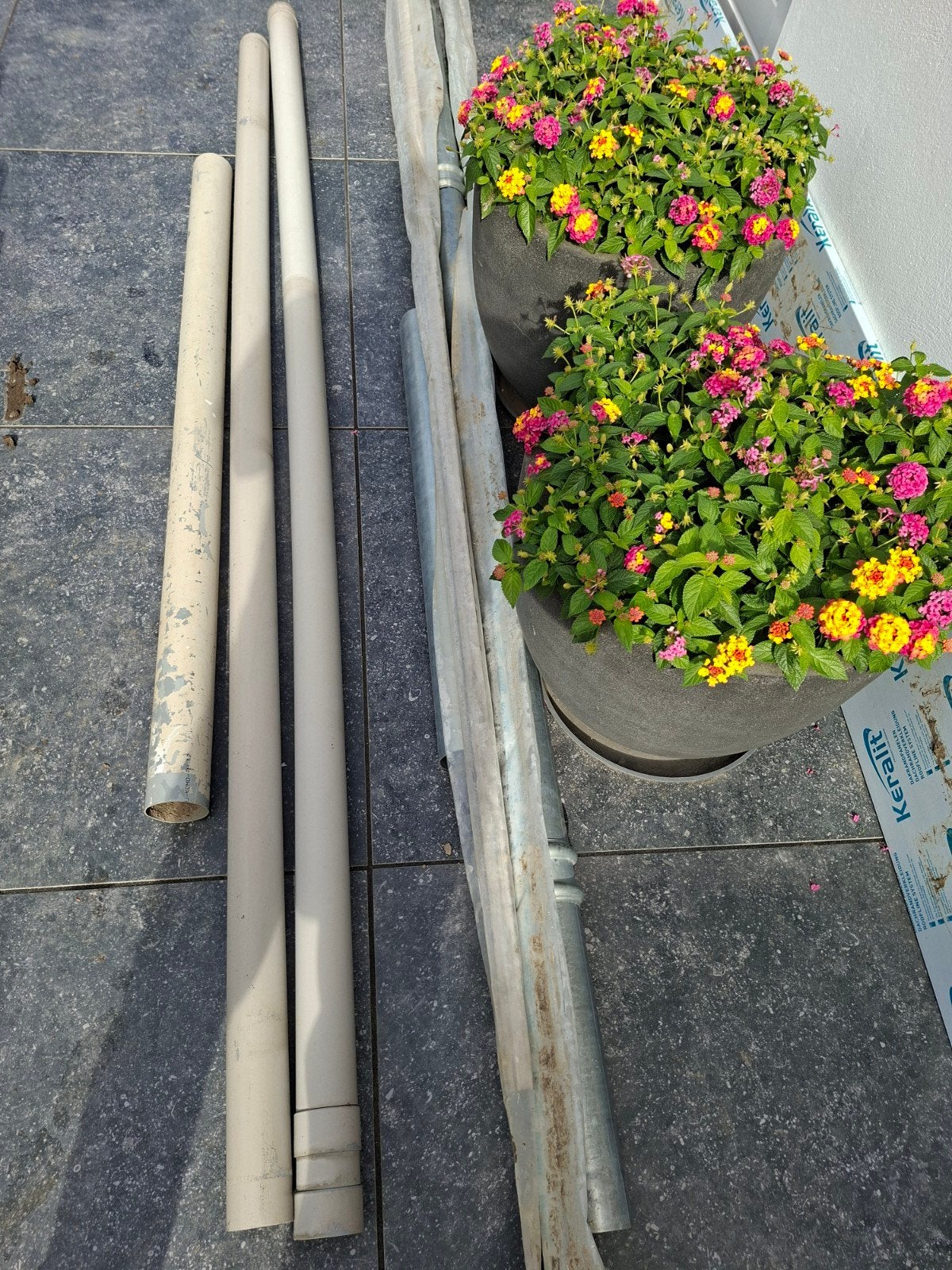 3 PVC buizen hwa  Ø70mm  en  80mm, Doe-het-zelf en Verbouw, Ophalen of Verzenden