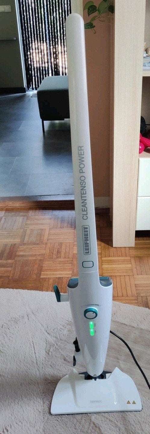 Leifheit CleanTenso Power Stoomreiniger - Zo goed als nieuw, Witgoed en Apparatuur, Stofzuigers, Ophalen, Overige merken, Geschikt voor harde vloeren