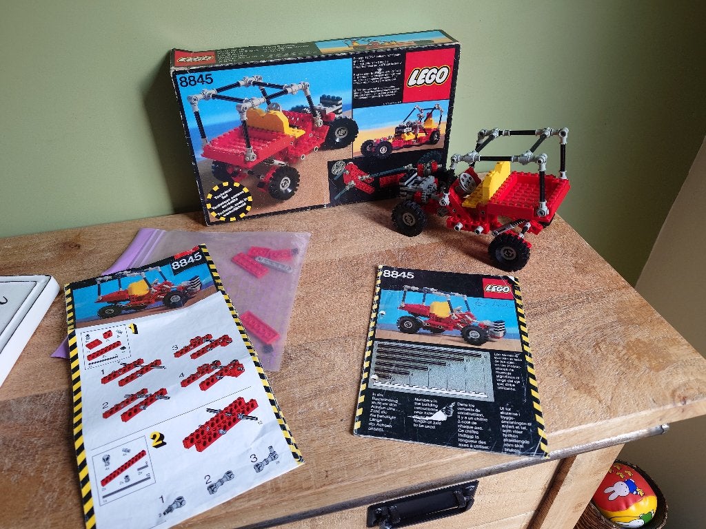 Lego Technic 8845 Dune Buggy – met doos, Compleet, Gebruikt, Lego, Ophalen of Verzenden