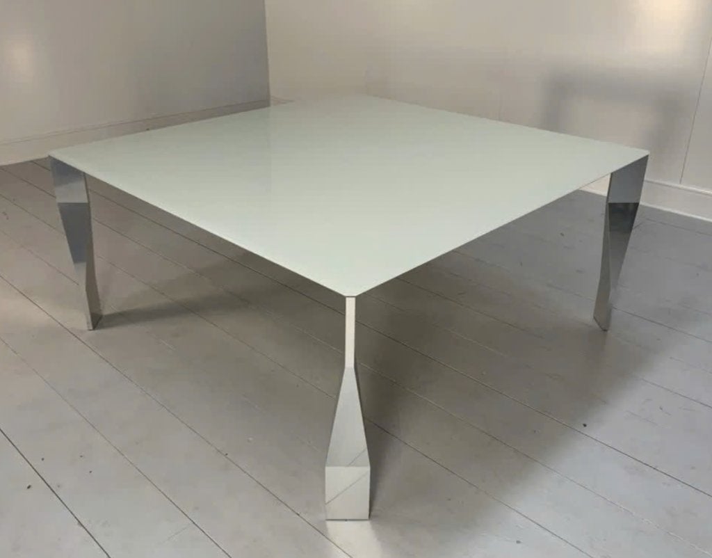 Molteni & Co DIAMOND tafel - 1m60 op 1m60 - np. €6500, Ophalen, Gebruikt, 150 tot 200 cm, Vierkant