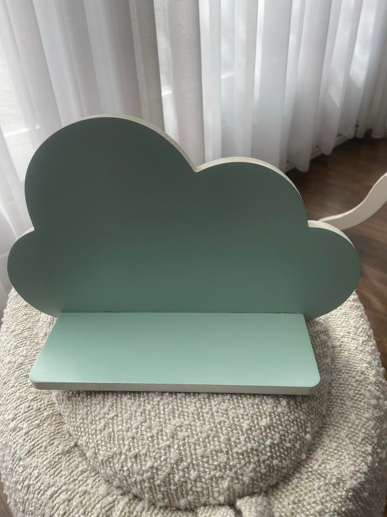Nieuw mintgroen wolken boekenplankjes 2 st., Ophalen of Verzenden, Nieuw