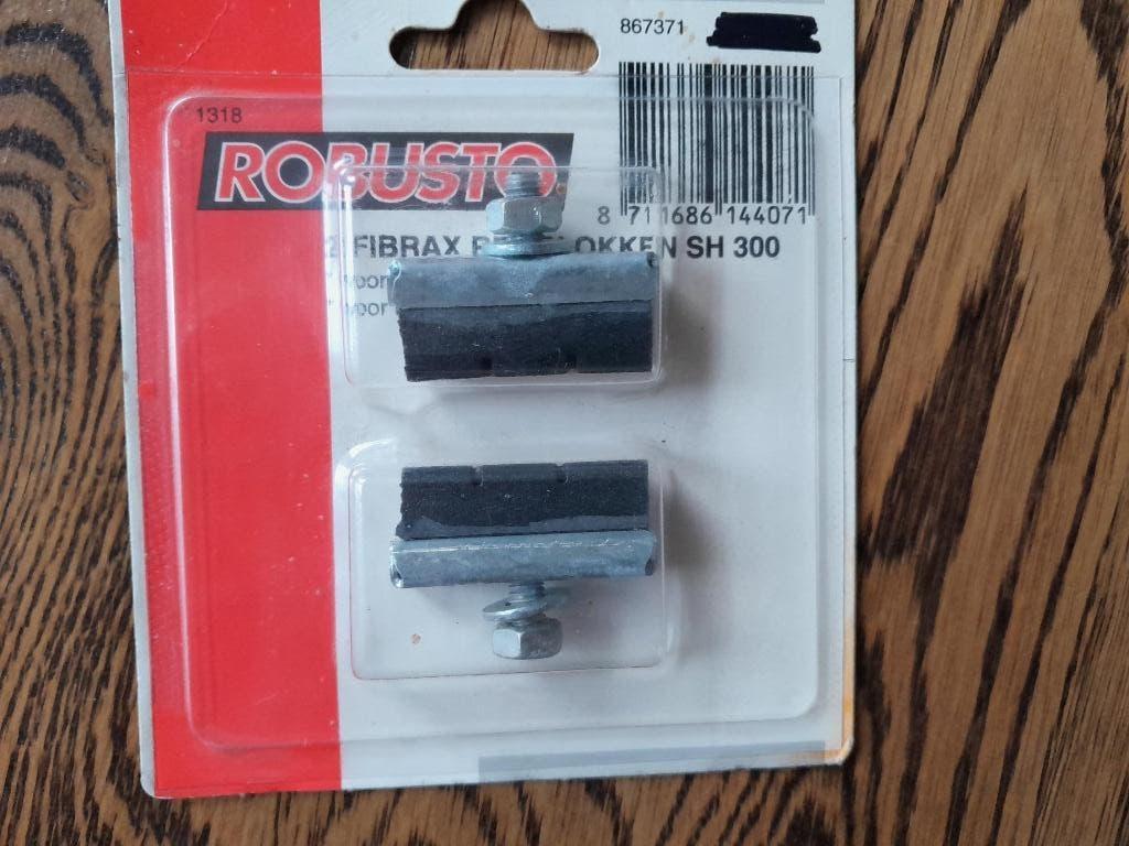 set remblokjes fiets fiets-remblokjes Nieuw!, Fietsen en Brommers, Fietsonderdelen, Remmen, Nieuw, Ophalen of Verzenden, Robusto