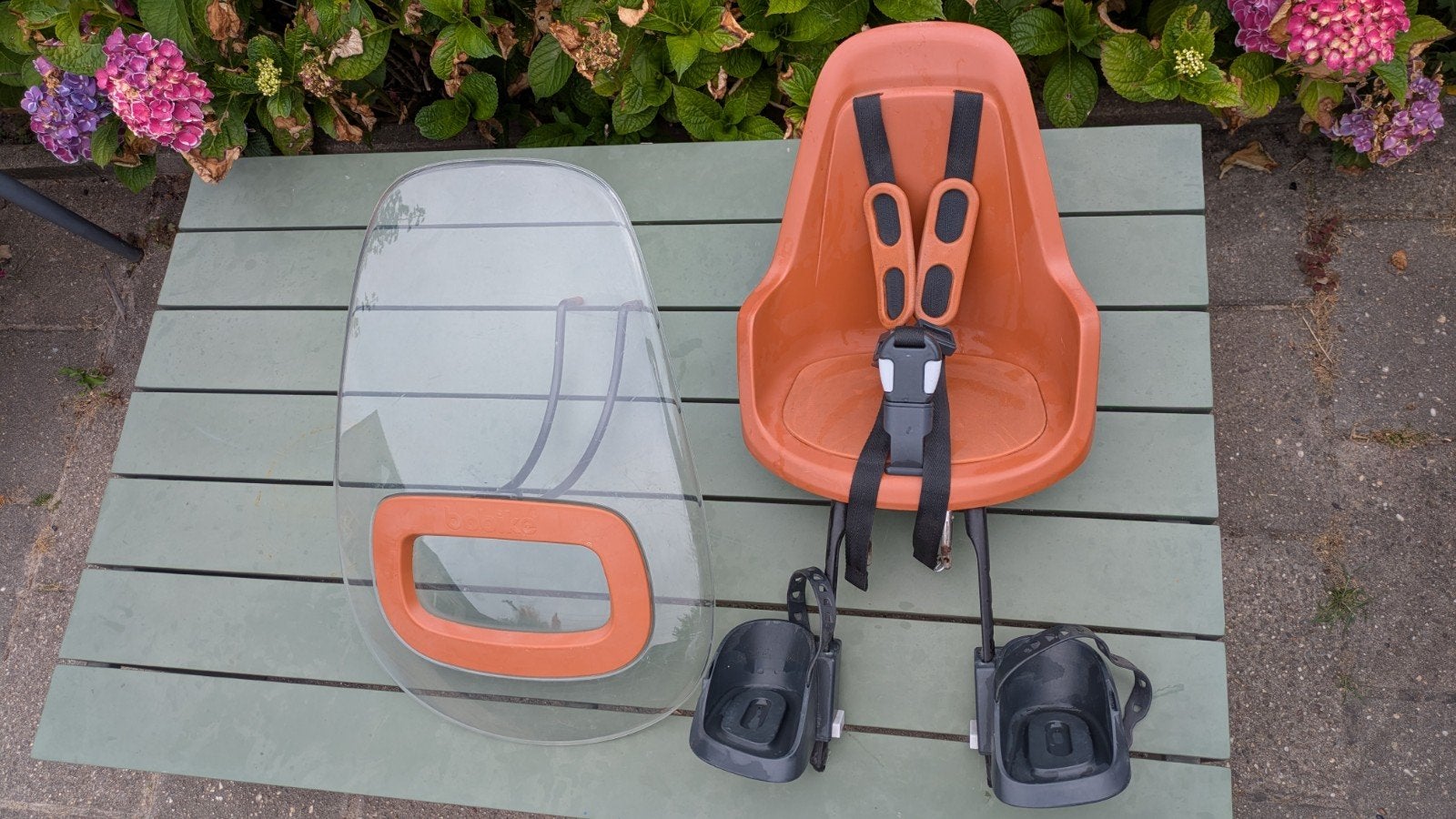 Bobike Cognac Fietszitje met Windscherm, Ophalen, 0 t/m 18 kg, Voorzitje, Bobike