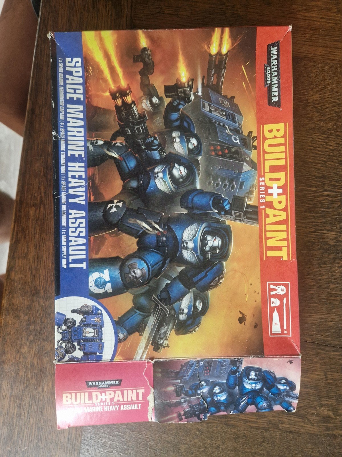 Warhammer 40K Space Marine Heavy Assault set, Ophalen of Verzenden, Gebruikt, Warhammer 40000, Geverfd