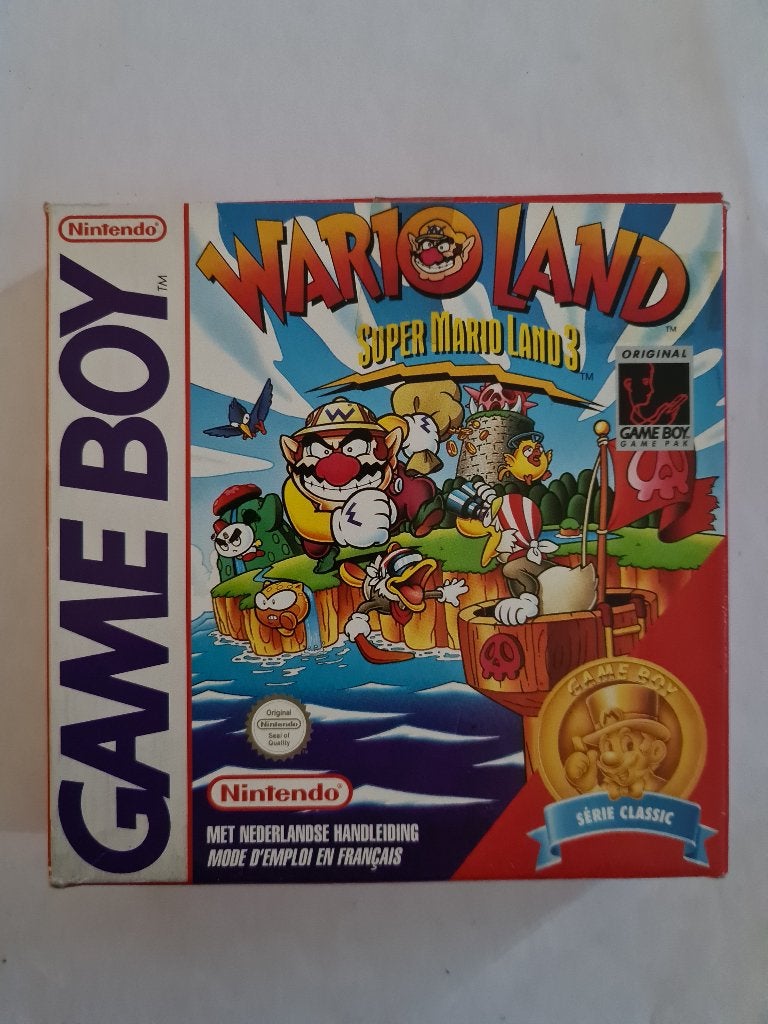 WARIOLAND super mario land 3 classic, Spelcomputers en Games, Games | Nintendo Game Boy, Gebruikt, 1 speler, Racen en Vliegen