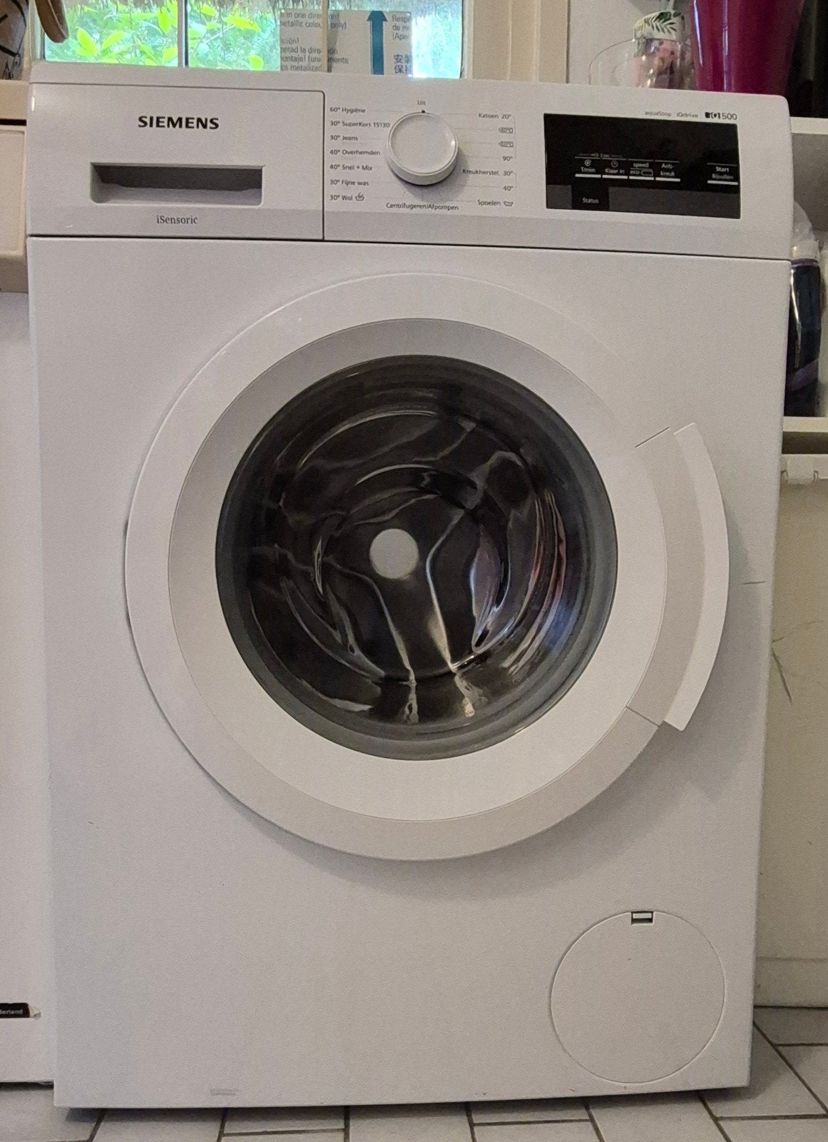 Siemens IQ500 wasmachine, Ophalen, Gebruikt, Voorlader, 85 tot 90 cm