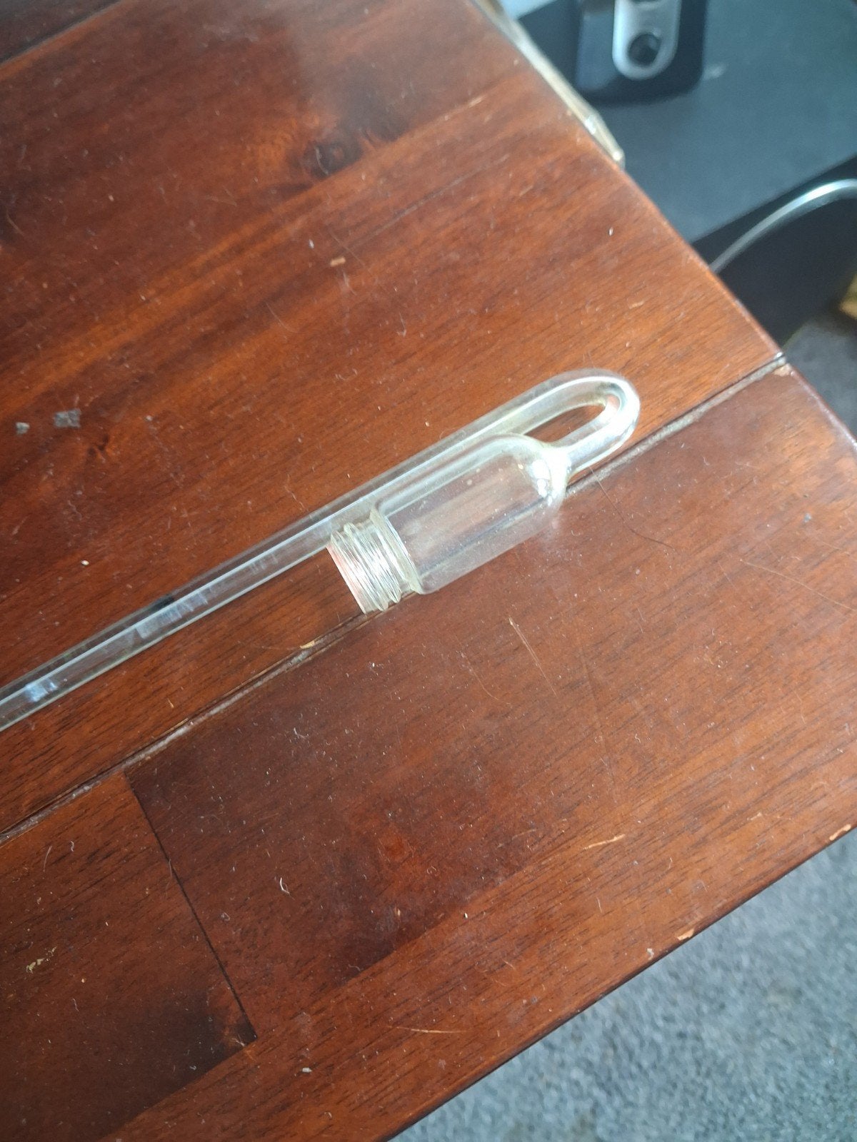 Glaswerk van oude kwikbarometer, Ophalen of Verzenden