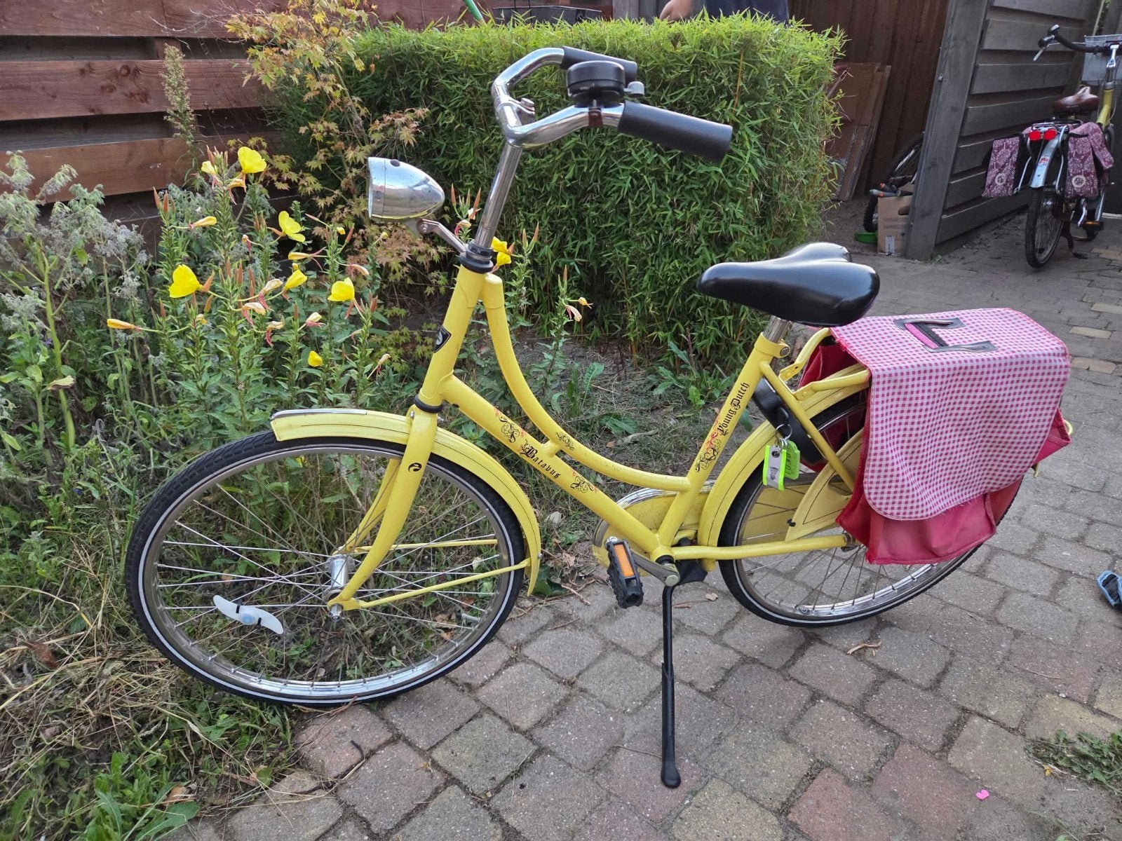 Gele kinder fiets, Fietsen en Brommers, Ophalen, 0 zitjes, Gebruikt, Batavus