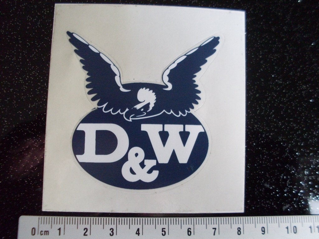 ruit sticker D&W logo gier, Verzenden, Zo goed als nieuw, Merk