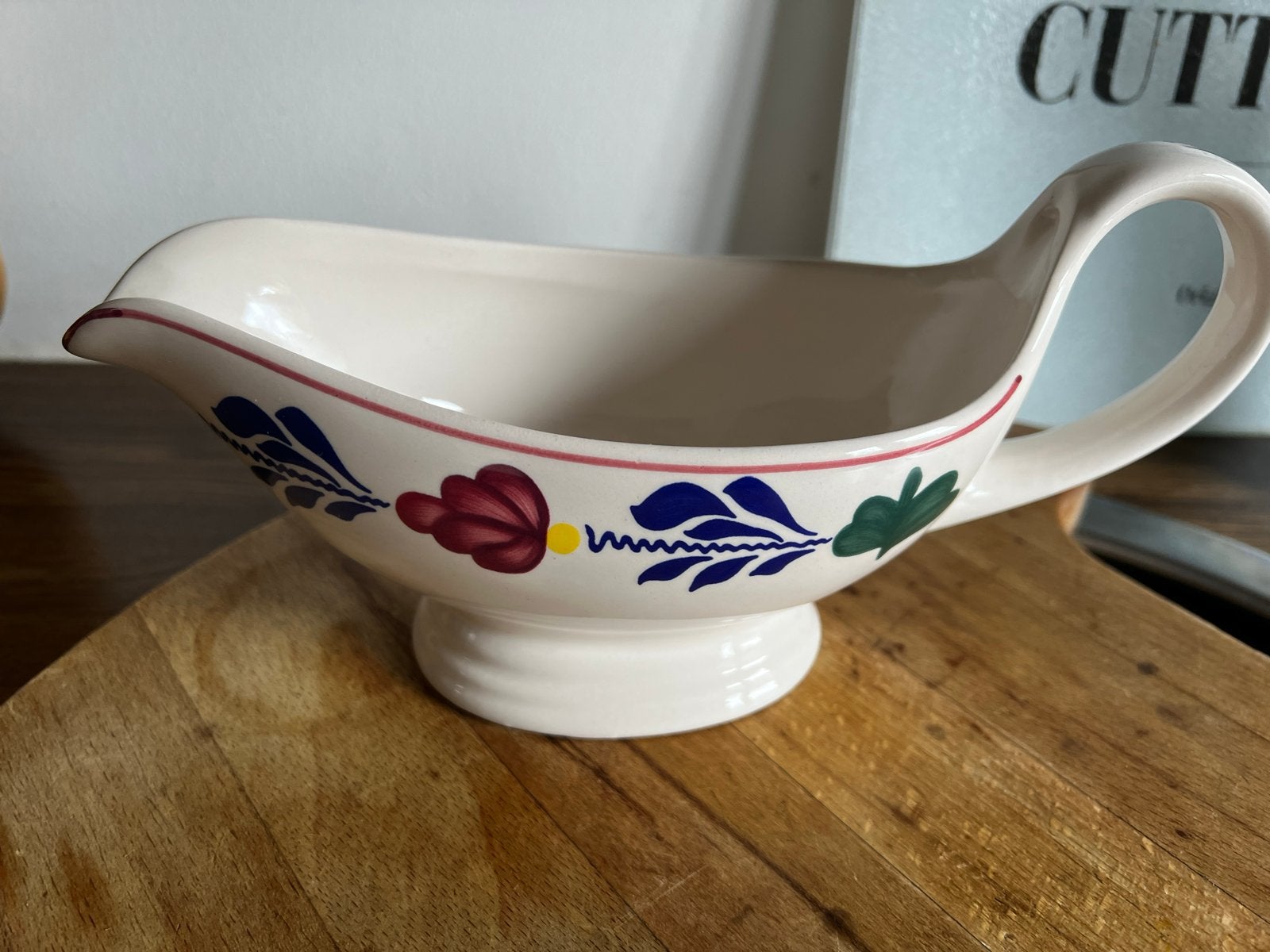 Boerenbont servies/ Sauskom- jus kom /Royal Boch, Keramiek, Ophalen of Verzenden, Zo goed als nieuw, Royal Boch