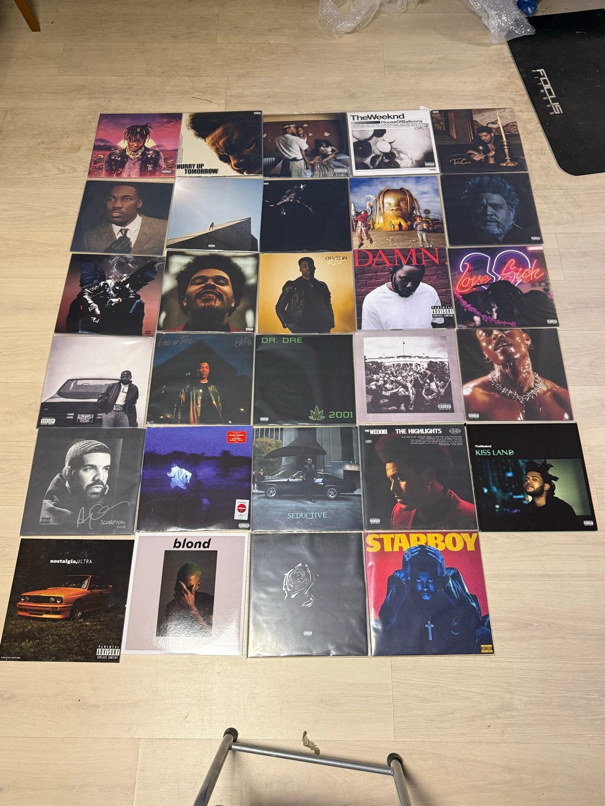 Collectie van 29 diverse pop/hiphop/R&B LP's, LP, Pop, Ophalen of Verzenden, Zo goed als nieuw