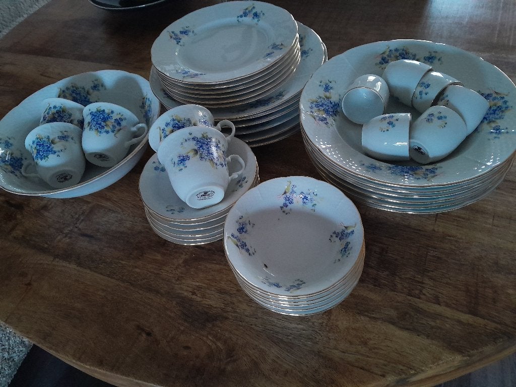 Thun Carlsbad Servies - 6 persoons met bloemmotief, Ophalen of Verzenden