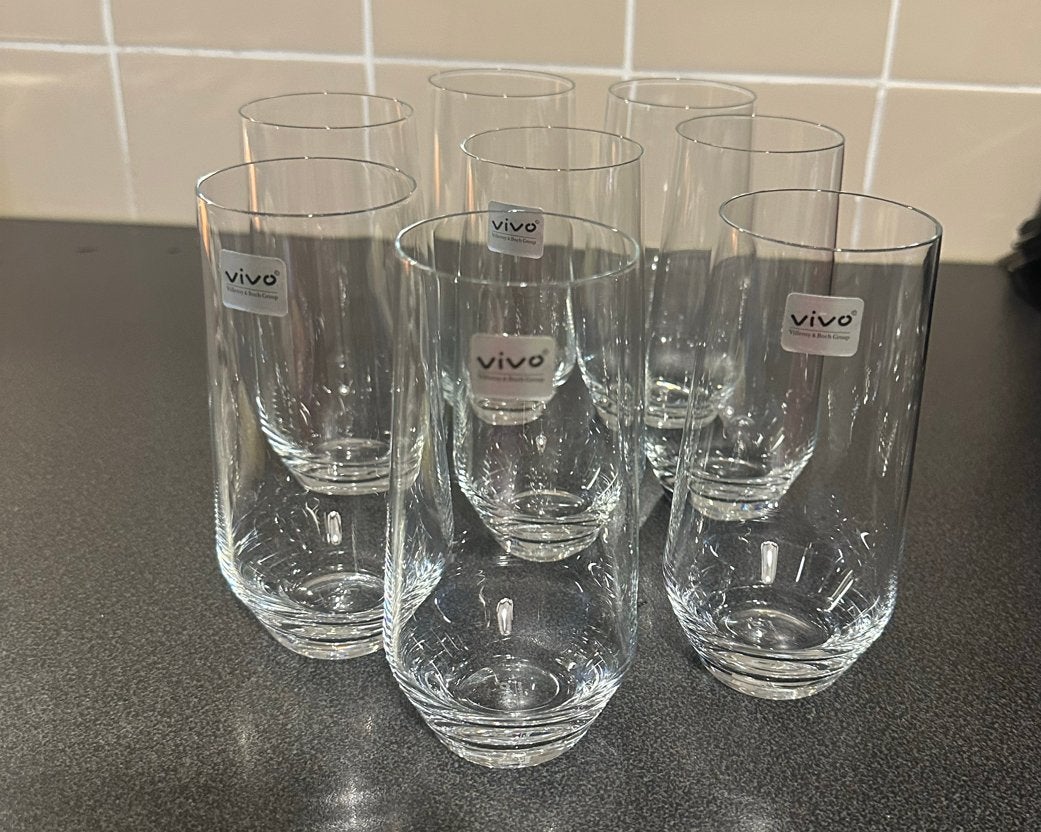 Vivo Villeroy & Boch Kristal  (Ah) nieuw!, Ophalen, Glas of Glazen, Vivo, Nieuw