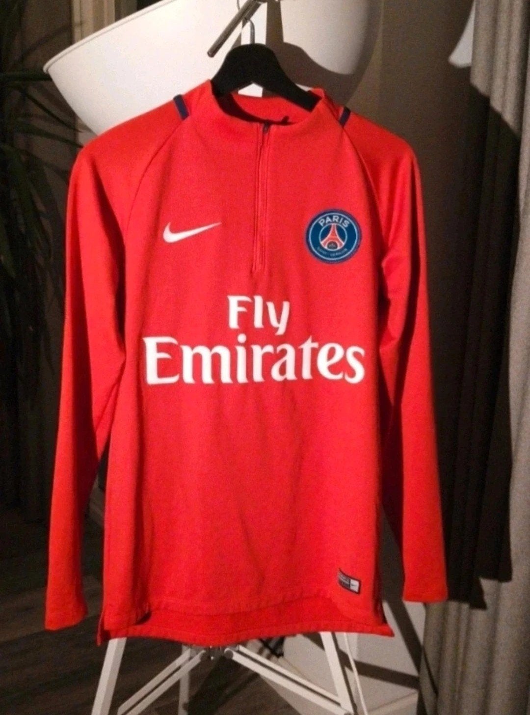 Nike PSG Trainingsshirt Rood Maat S, Ophalen of Verzenden