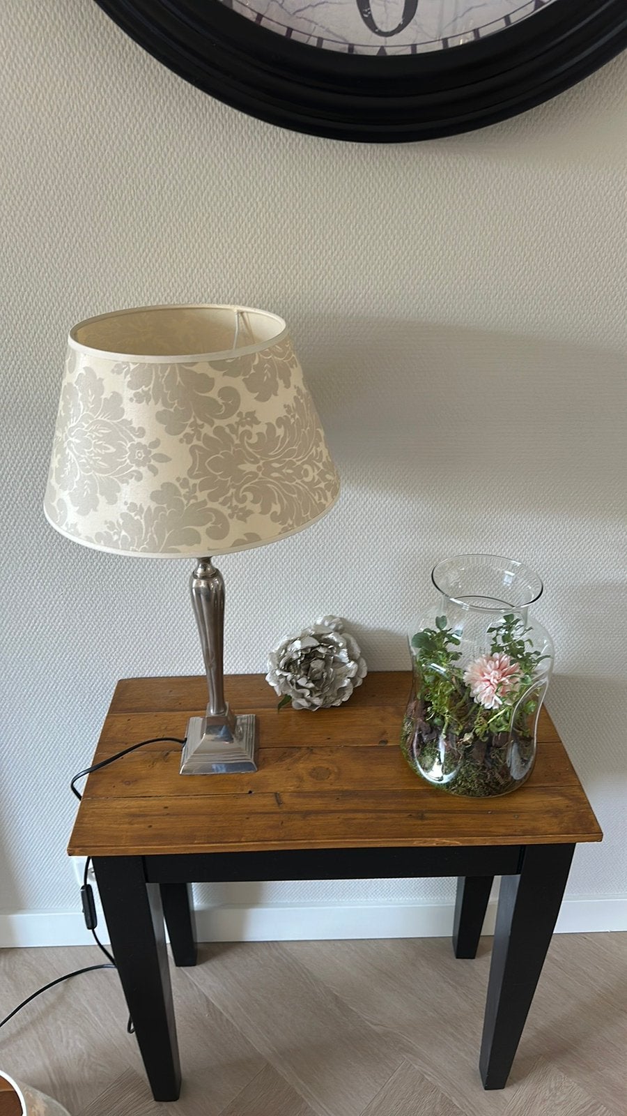 2 lampen, Beige, Ophalen, Zo goed als nieuw