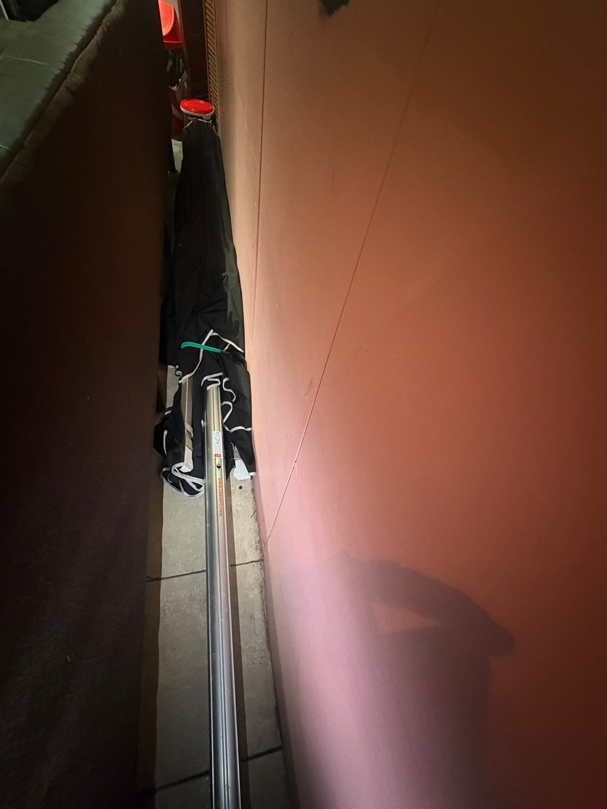 Grote Heineken parasol met lichte gebruikssporen, Tuin en Terras, Ophalen of Verzenden, Gebruikt, Meer dan 4 meter, Stokparasol