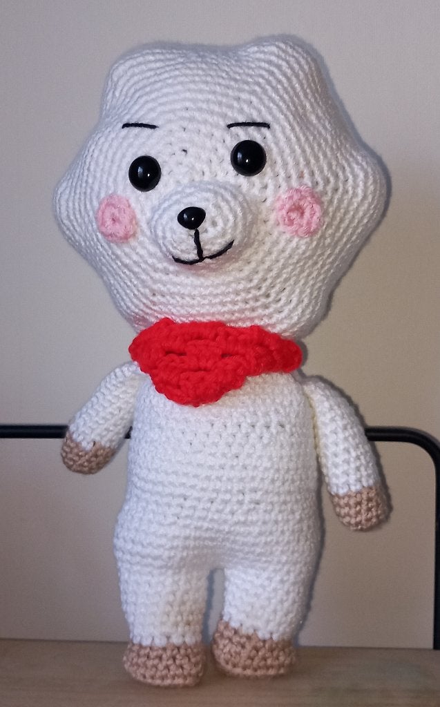 Gehaakte RJ BT21-BTS knuffel - Handgemaakt, Overige merken, Overige typen, Nieuw, Ophalen of Verzenden