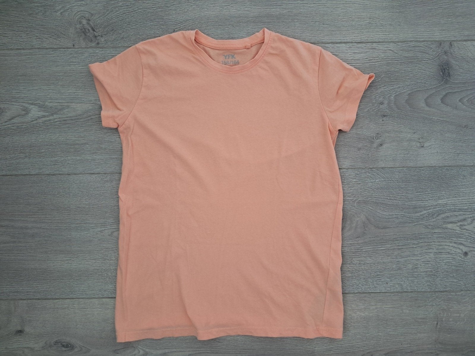 YFK shirt zalm oranje maat 158 - 164 voor een meisje, Meisje, YFK, Ophalen of Verzenden, Zo goed als nieuw