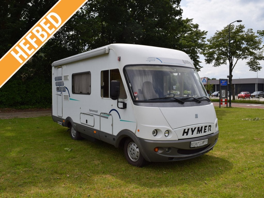 Hymer B584, Caravans en Kamperen, Integraal, Ringverwarming, 6 tot 7 meter, Bedrijf