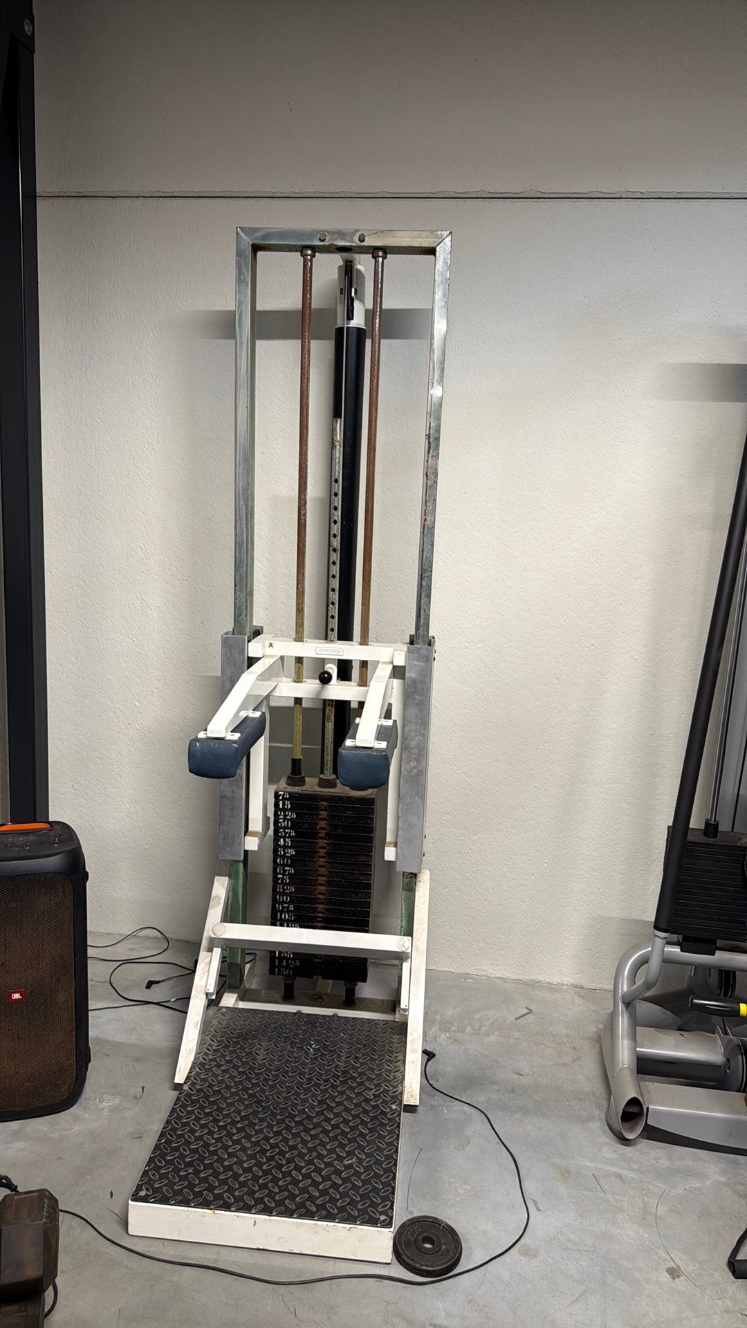 Hexa Squat Machine 150KG Weight stack | Kuit Machine ook, Ophalen, Zo goed als nieuw, Overige typen