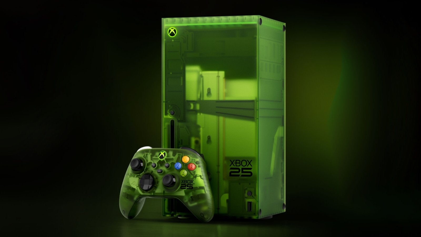 Xbox Series X25 Transparant Groen - Speciale Editie