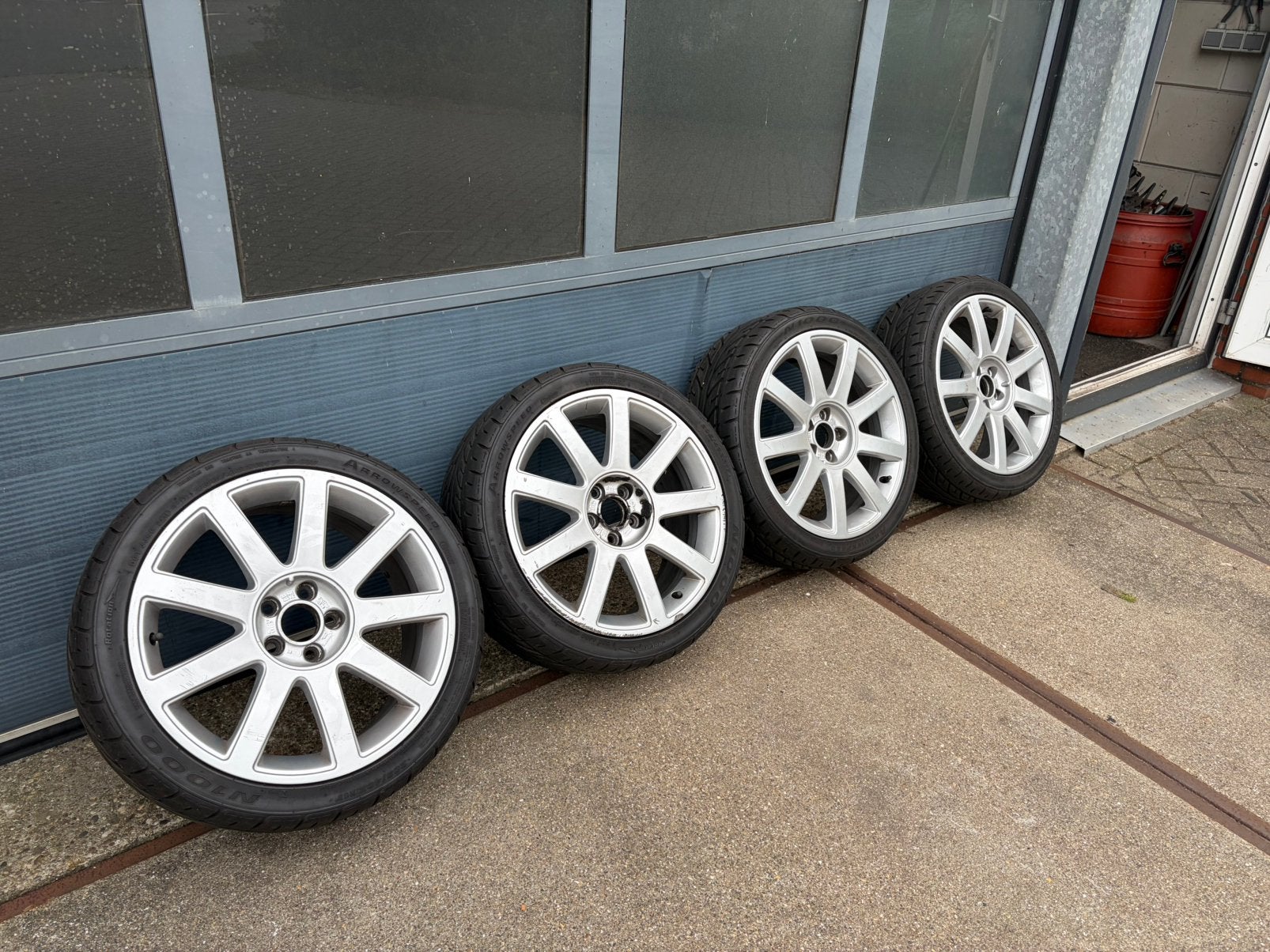 Originele Audi TT en Audi A2 S Line wielen set, Ophalen, Gebruikt, Banden en Velgen, 17 inch