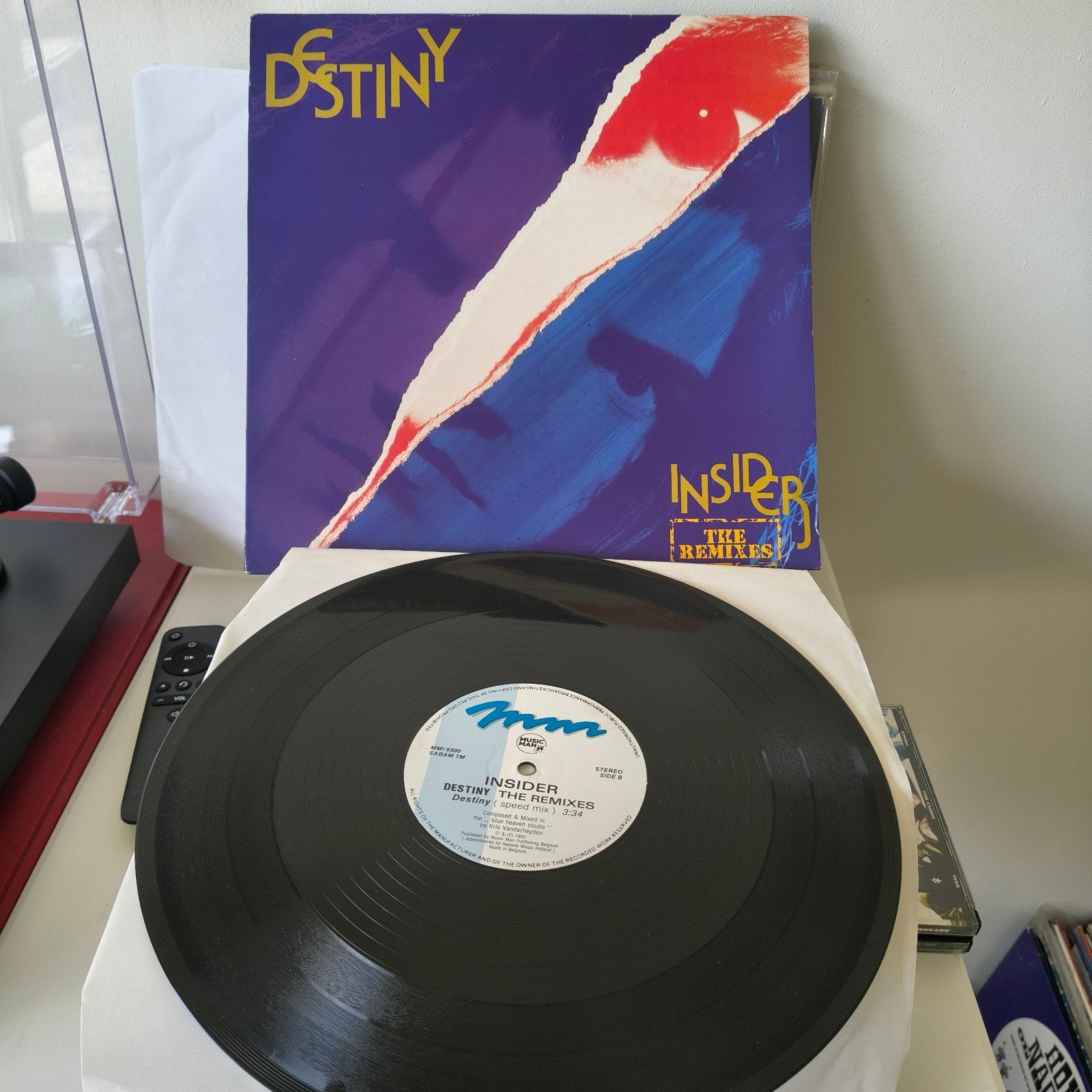 Insider - Destiny The Remixes Vinyl (1992), Cd's en Dvd's, LP, Gebruikt, Originele persing, Ophalen of Verzenden