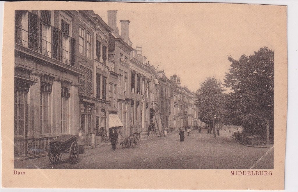 Middelburg Dam, Verzenden, 1920 tot 1940, Gelopen, Zeeland