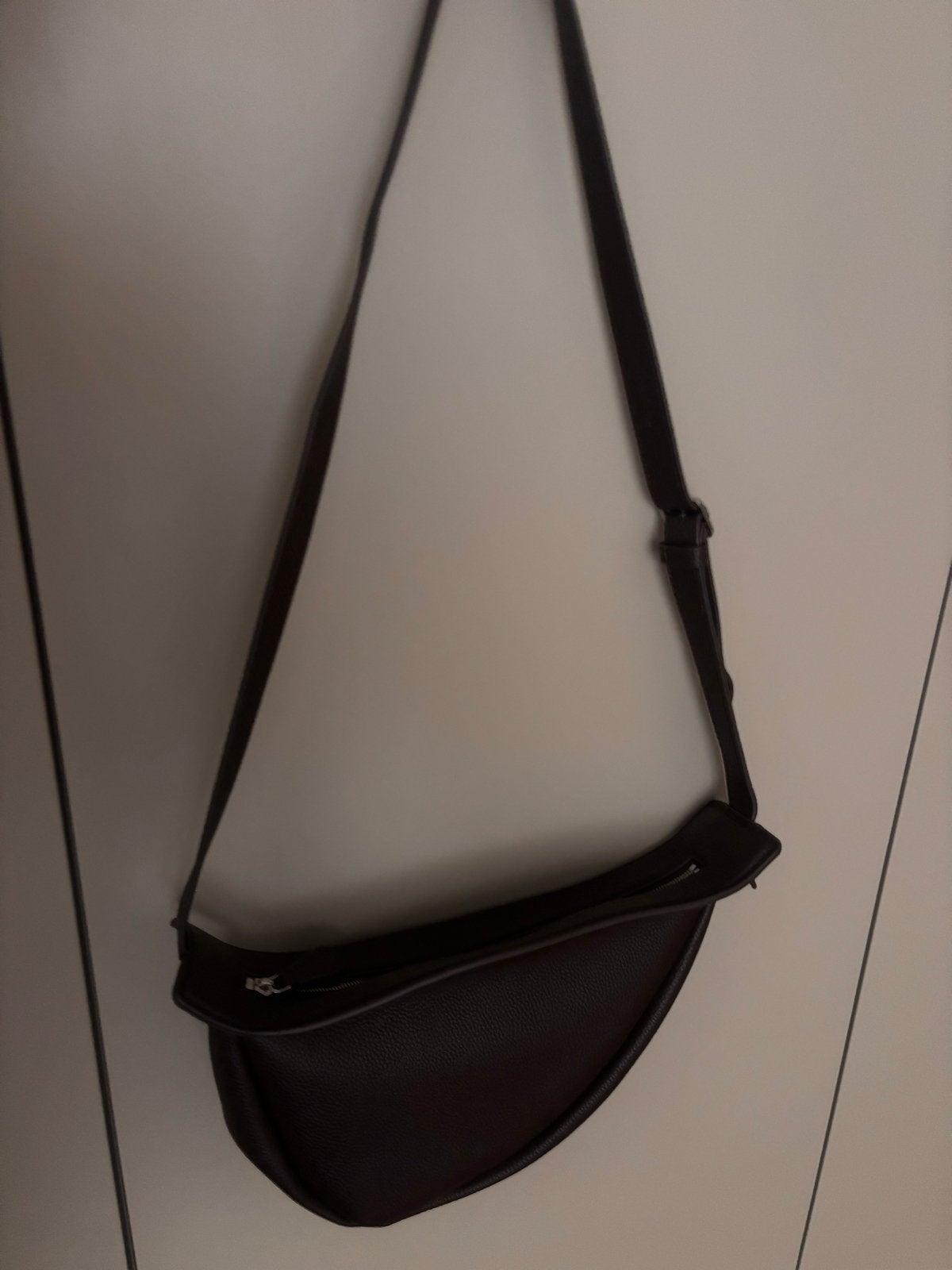 The Row Slouchy Banana Bag - Donkerbruin, Ophalen of Verzenden, Zo goed als nieuw, Bruin, Schoudertasje