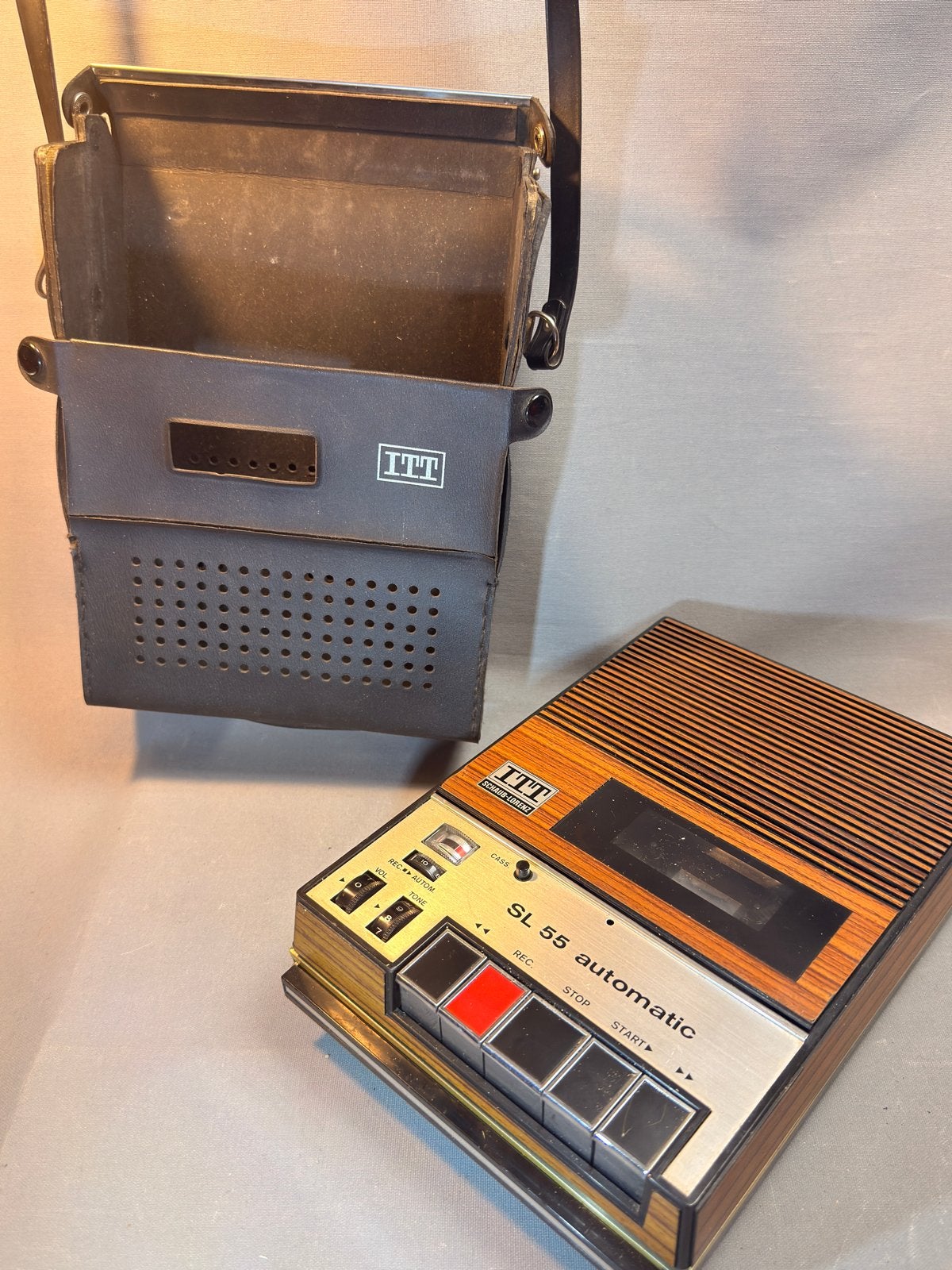 ITT SL 55 Automatic 1970 #Cassette #Recorder #ITT, Ophalen of Verzenden, Bandrecorder