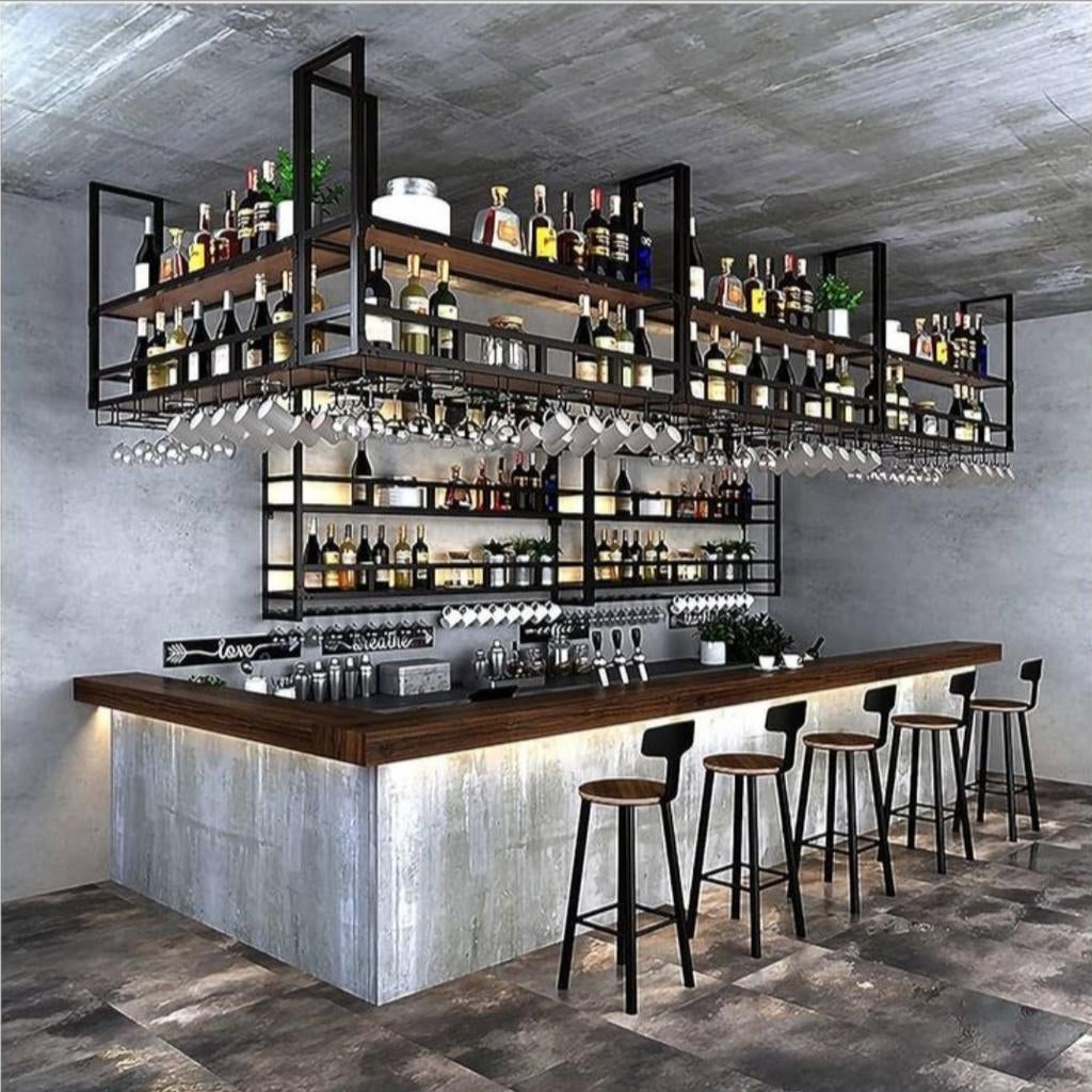 Bar wanden/ glazenrekken, Ophalen