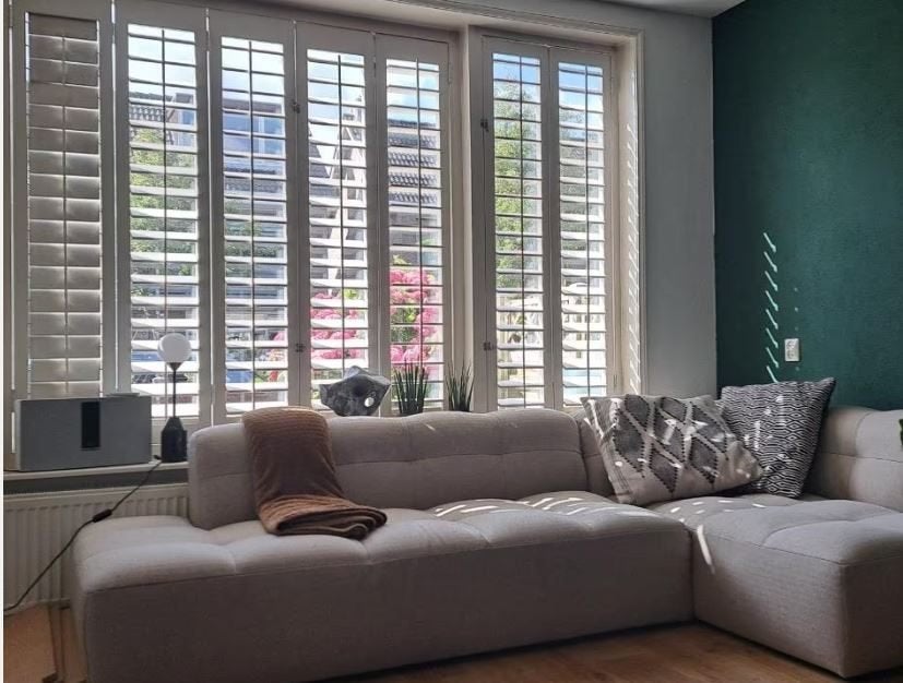 Premium luxe handgemaakte houten shutters met brede lamellen, Ophalen, Overige merken, Verduisterend, 175 cm