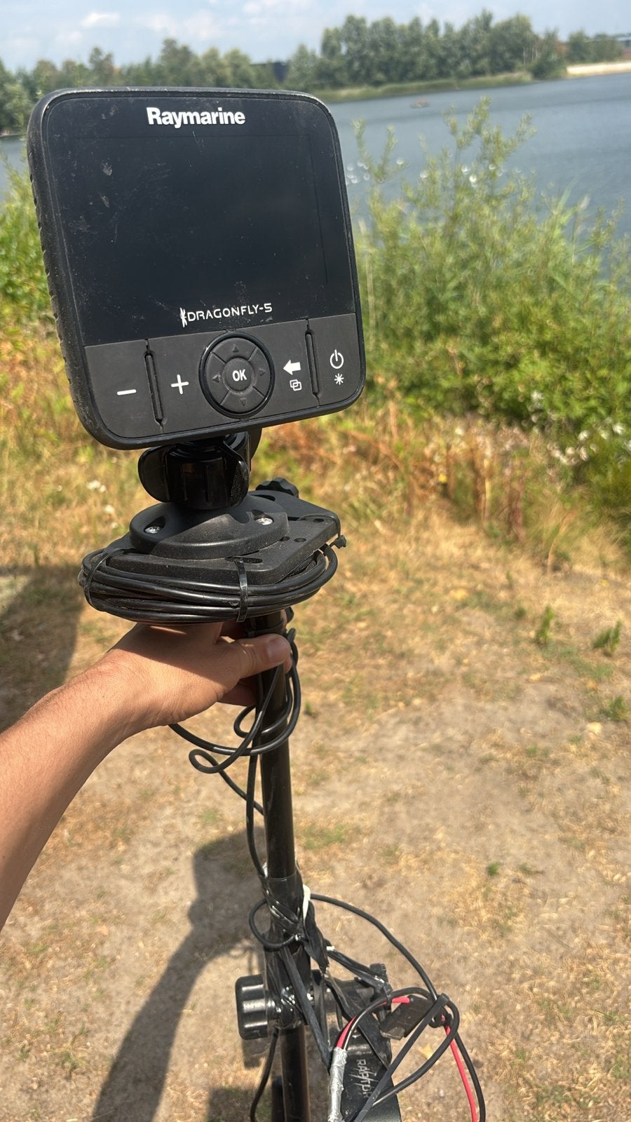 Raymarine Dragonfly-5 Fishfinder/Dieptemeter, Ophalen of Verzenden, Gebruikt, Overige typen