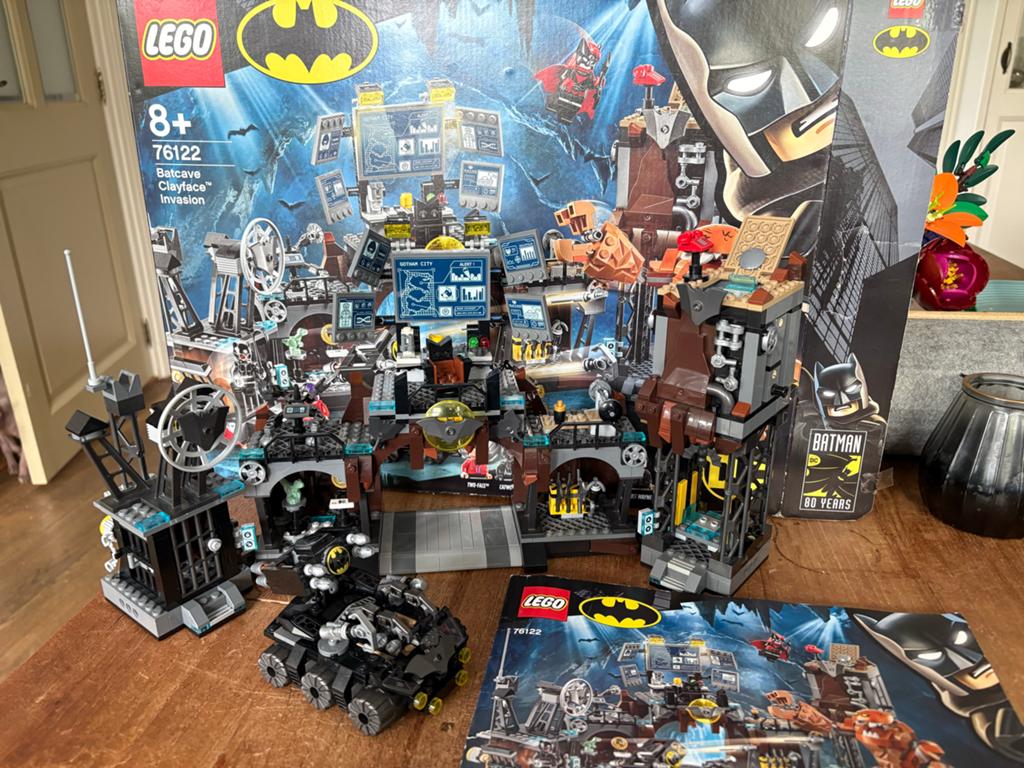LEGO Batman 76122 Batcave excl minifiguren en Clayface, Overige thema's, Lego, Ophalen of Verzenden, Zo goed als nieuw