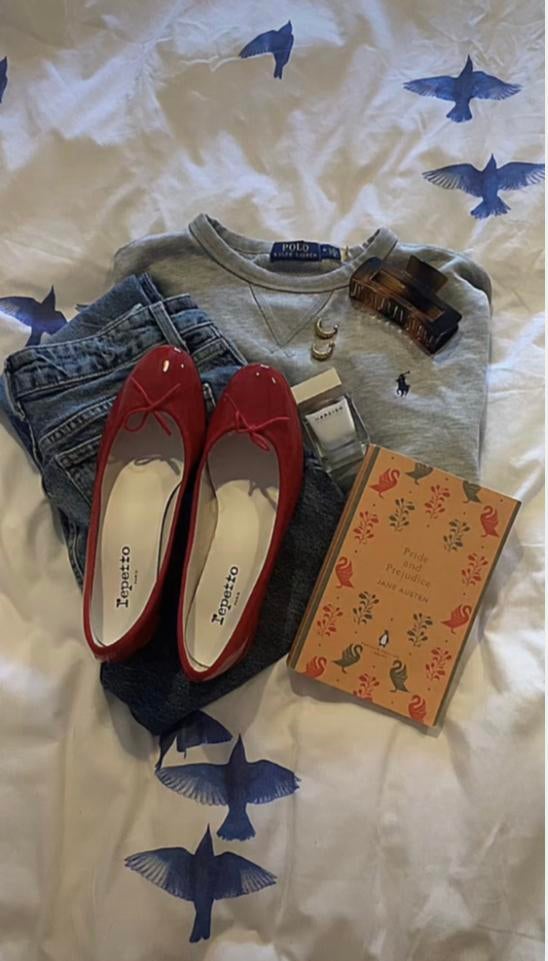 Repetto Camille Ballerina's "Flamy Red" - Maat 39, Nieuw, Rood, Ballerina's, Ophalen of Verzenden