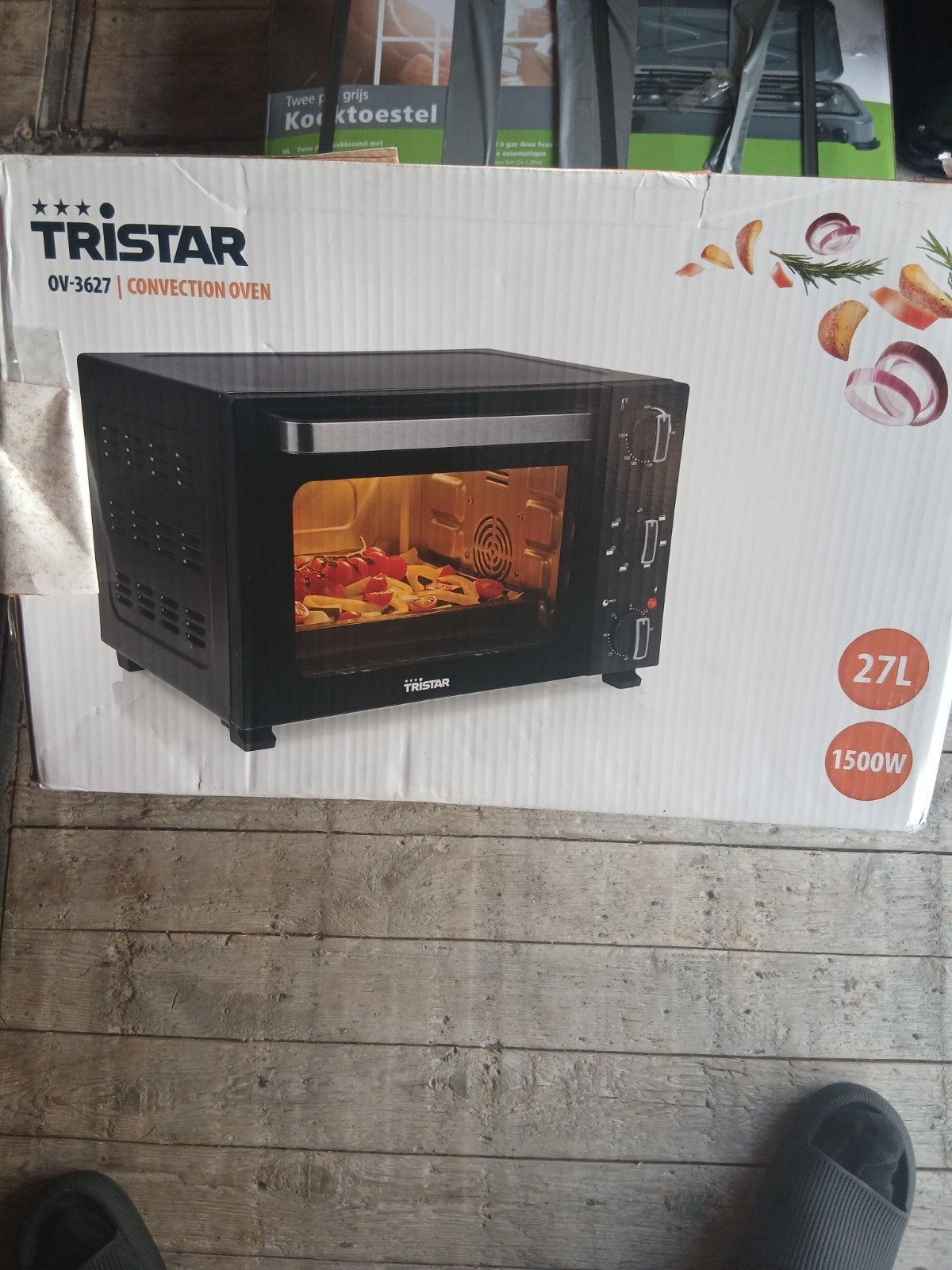 oven,campingoven,tristar, Ophalen of Verzenden, Zo goed als nieuw, Minder dan 45 cm