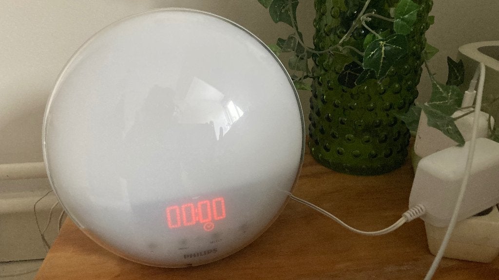 Philips Wake-up Light HF 3520, nieuwstaat met handleiding, Witgoed en Apparatuur, Wekkers, Ophalen of Verzenden, Zo goed als nieuw