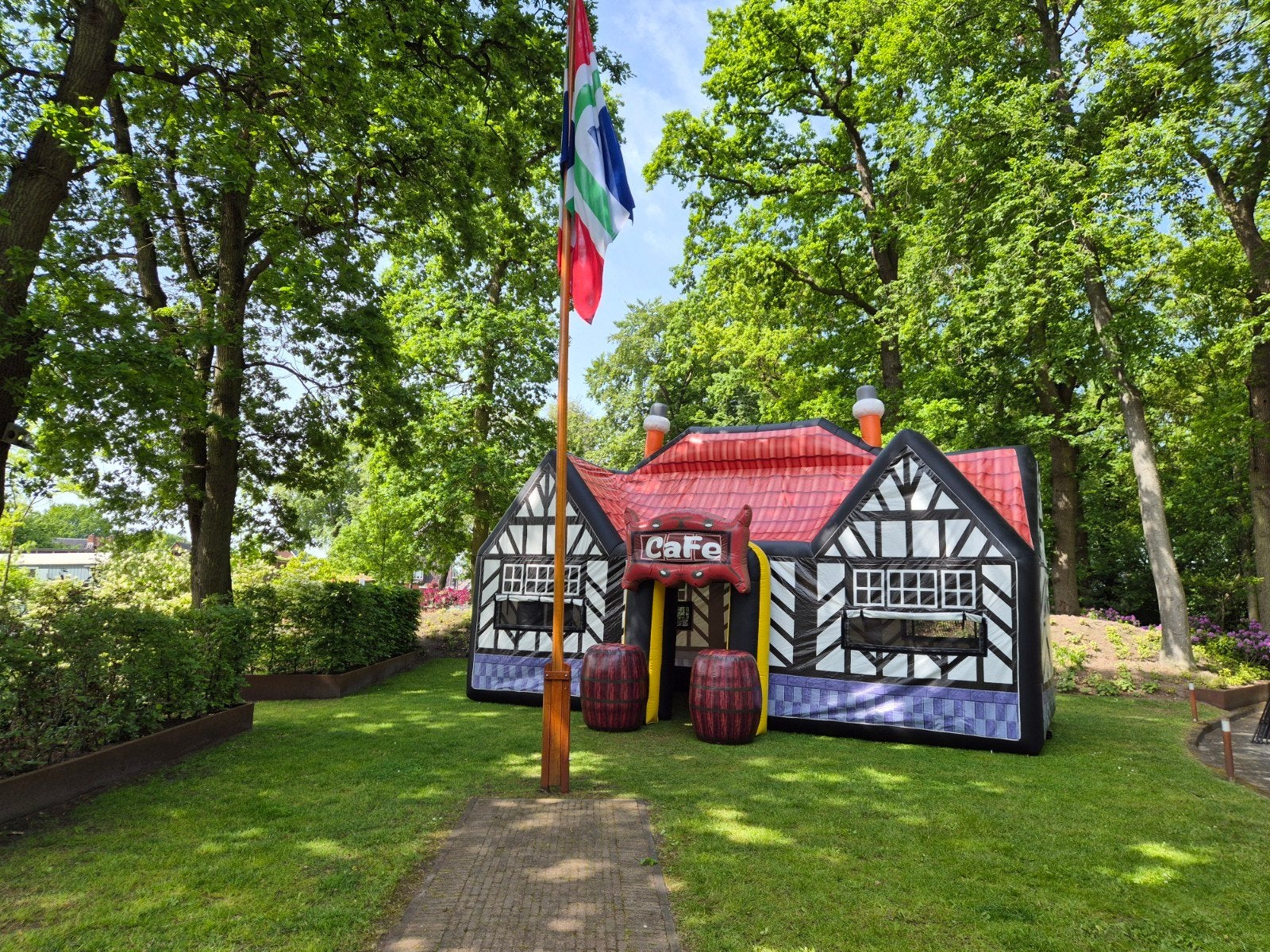 Te huur opblaas cafe., Ophalen, Zo goed als nieuw, Overige