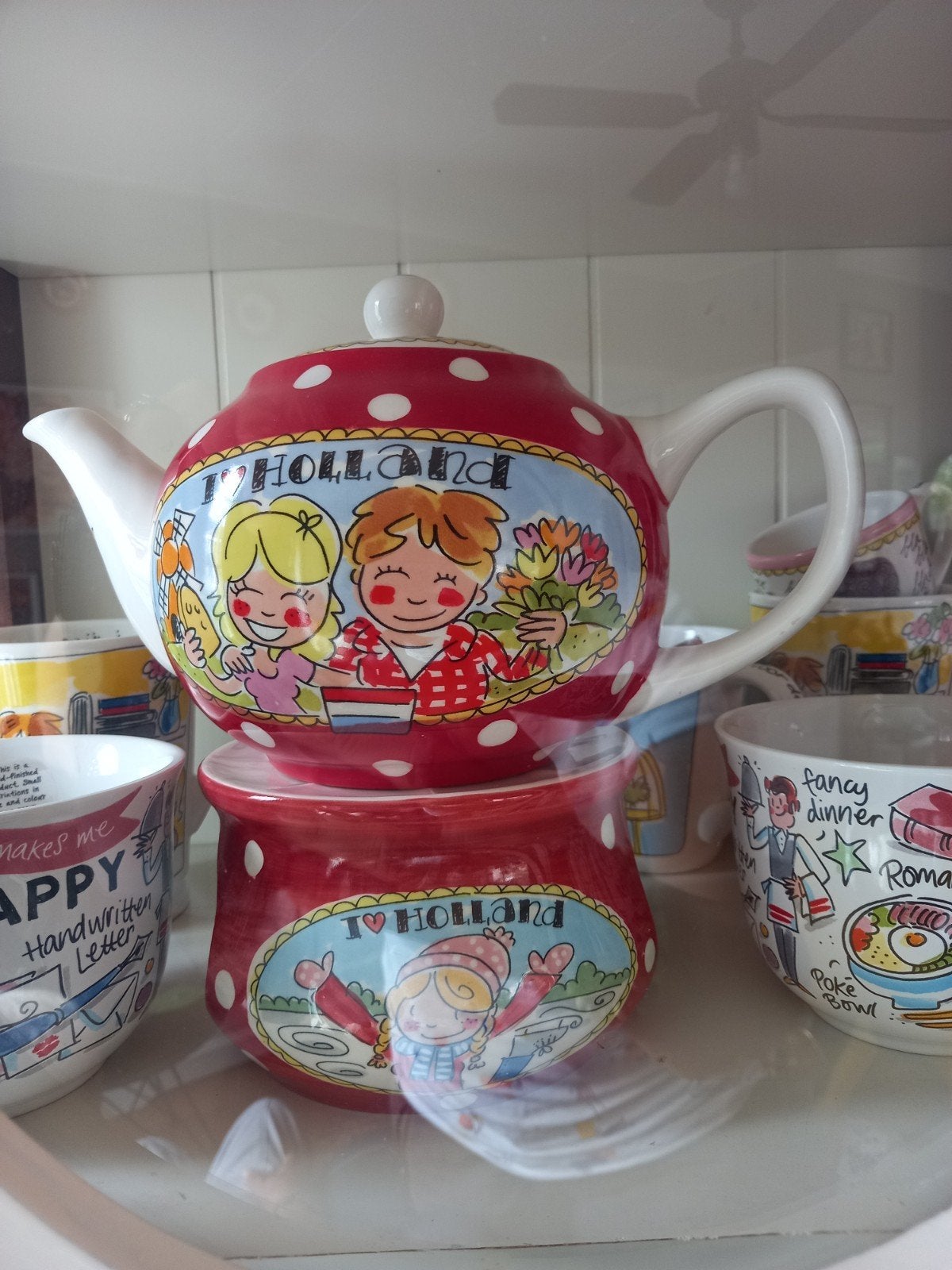 Theepot blond met warmhoud plaatje., Huis en Inrichting, Keuken | Servies, Ophalen of Verzenden, Nieuw, Aardewerk, Overige typen