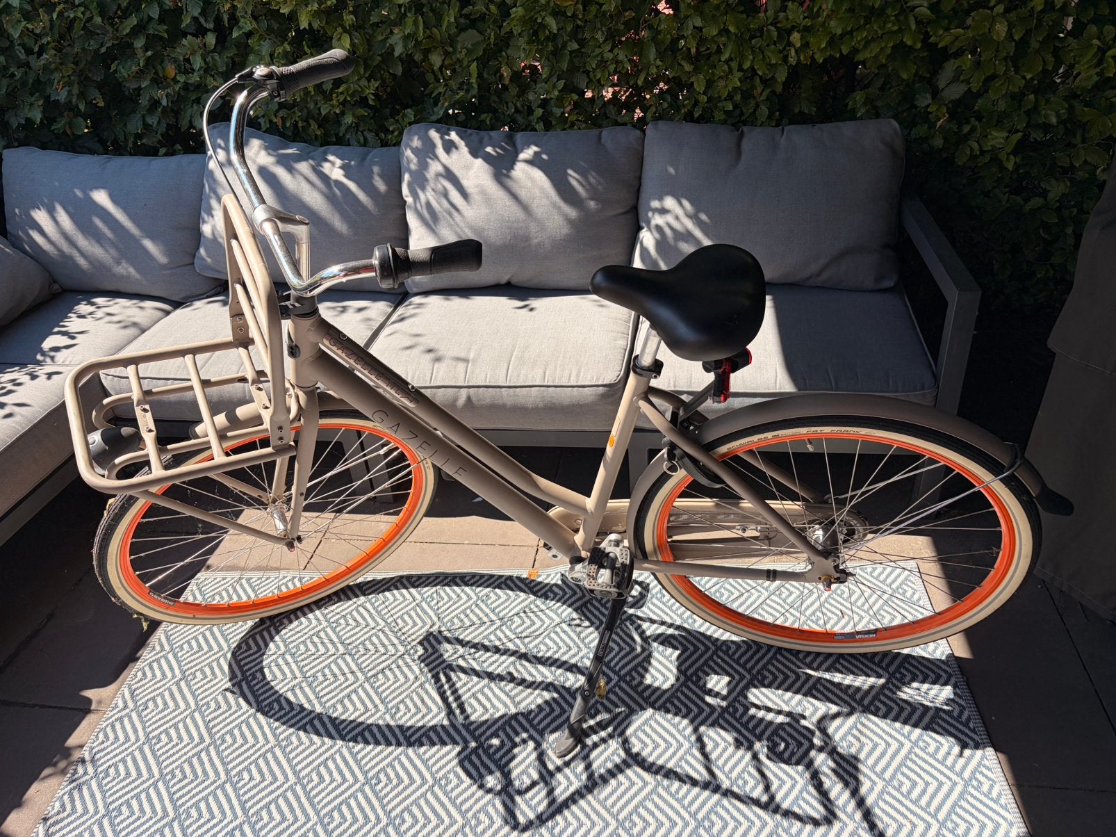 Gazelle damesfiets, Fietsen en Brommers, Fietsen | Dames | Damesfietsen, Ophalen, Terugtraprem, Versnellingen, Gazelle