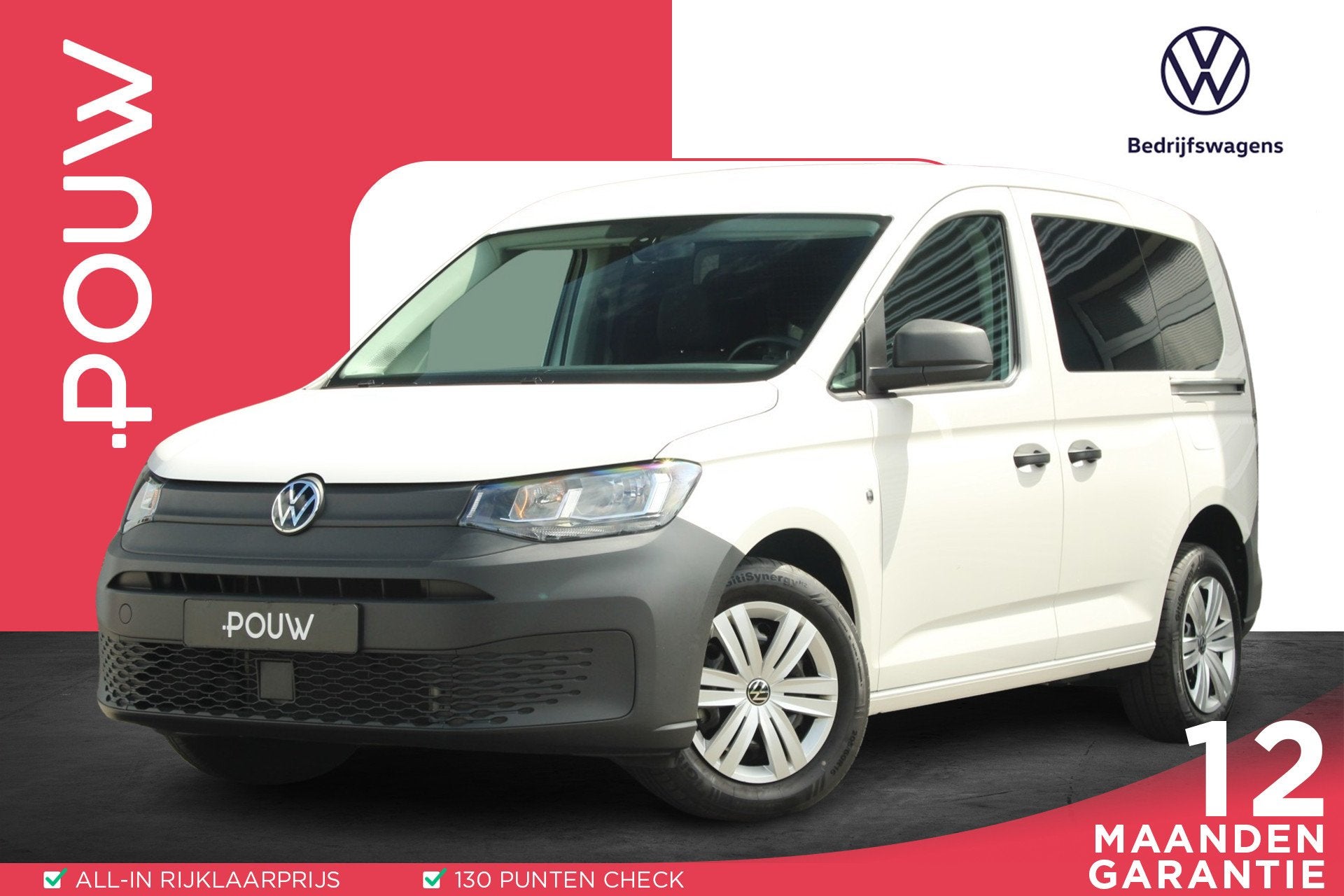 Volkswagen Caddy Cargo 2.0 TDI 122pk DSG | Glaslook | Schuif