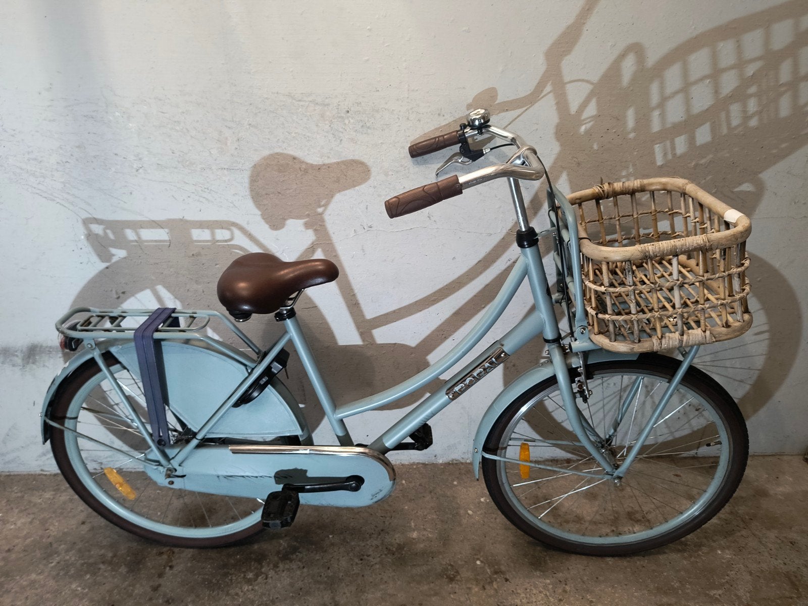 Omafiets damesfiets meidenfiets 26inch Popal met mand, Minder dan 47 cm, Ophalen, Terugtraprem, POPAL
