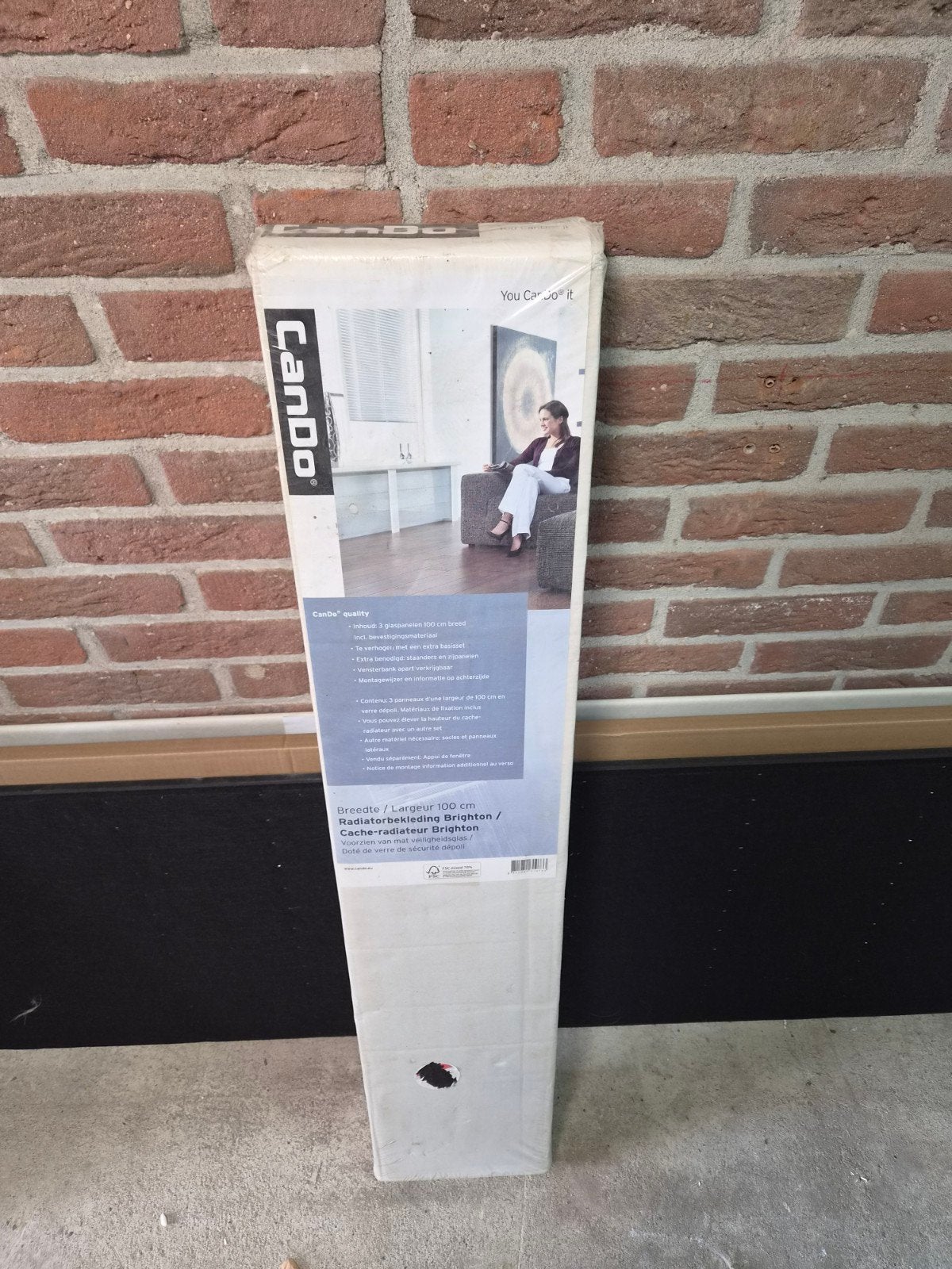 Cando Radiatorbekleding Brighton 100 cm, Ophalen, 30 tot 80 cm, Radiator, Nieuw